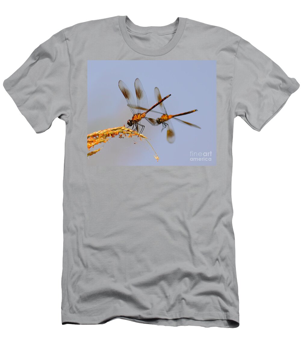 Animal T-Shirt featuring the photograph Wingman by Robert Frederick