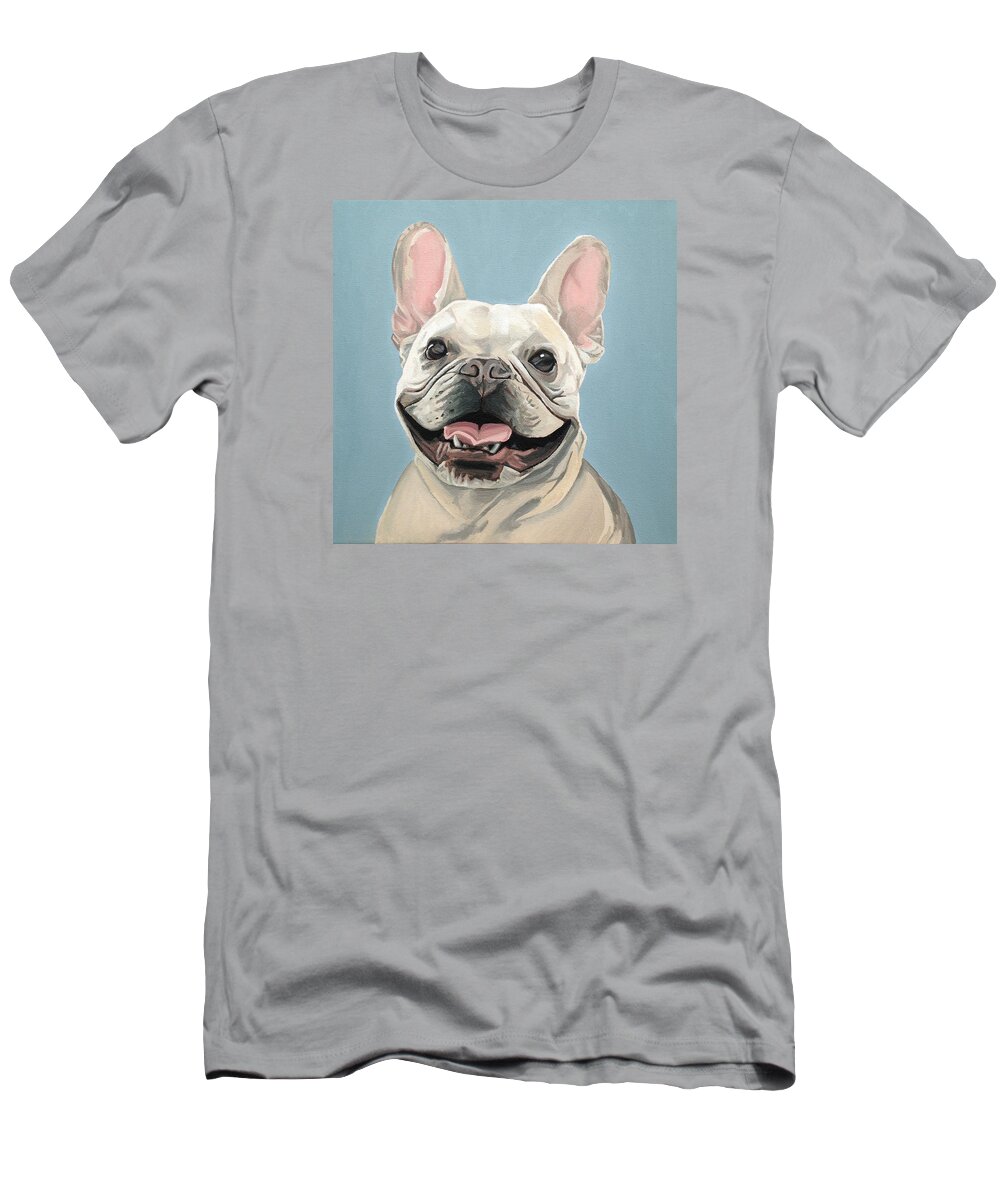 Dog T-Shirt featuring the painting Winston by Nathan Rhoads