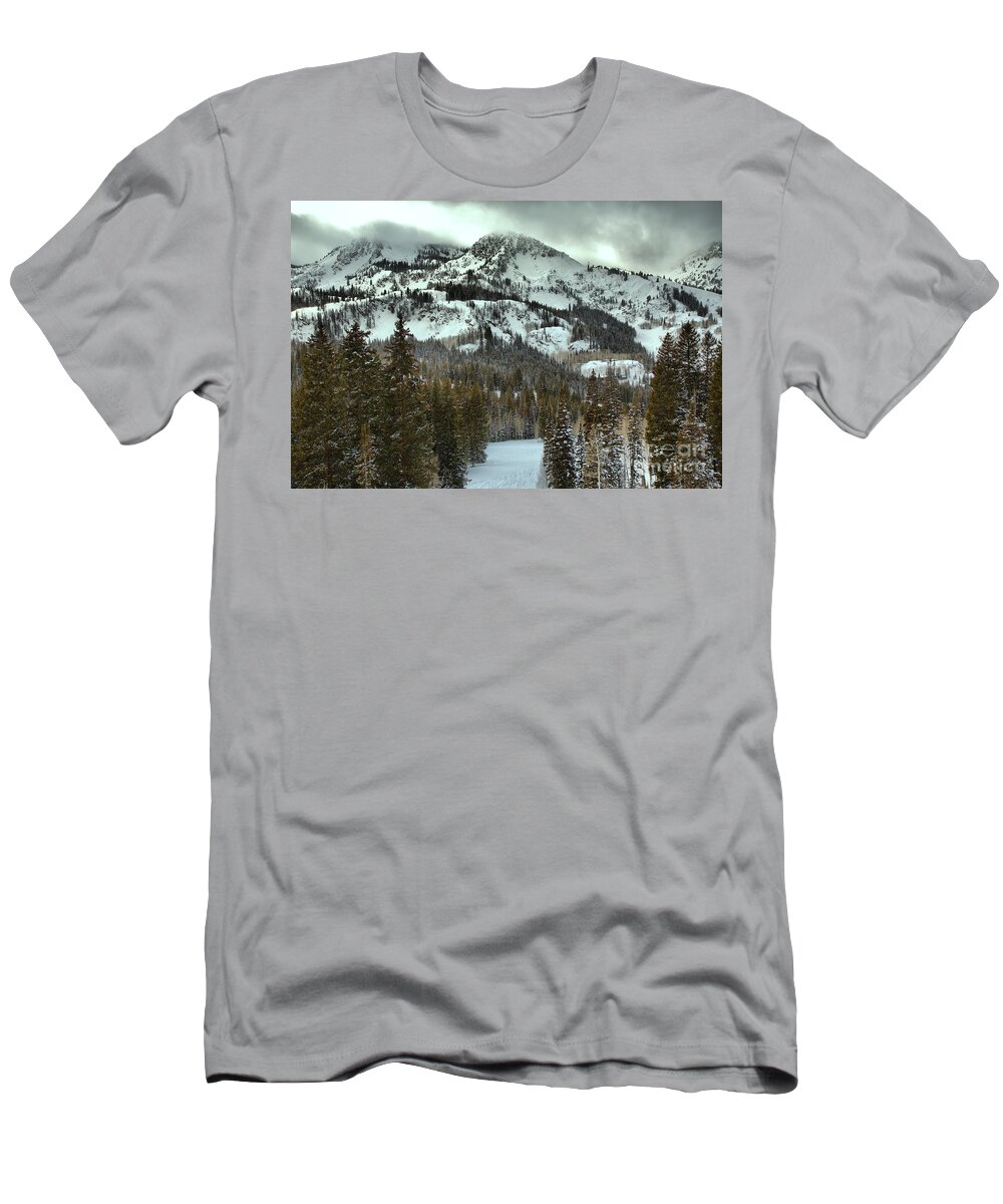 Brighton T-Shirt featuring the photograph Winter Storms Over Brighton by Adam Jewell