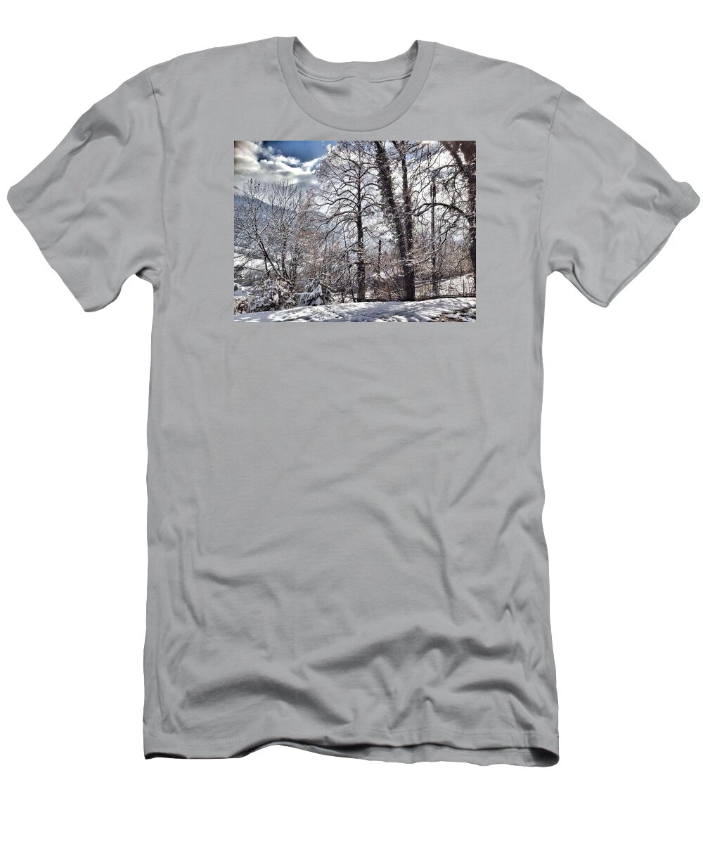 Mountains T-Shirt featuring the photograph Winter Trees by Zoe Calvert