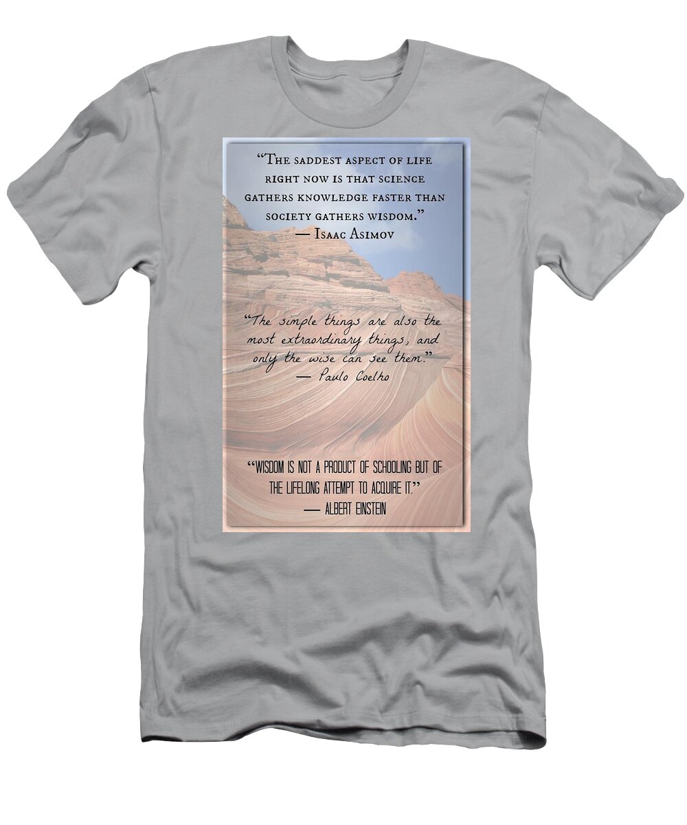  T-Shirt featuring the photograph Wisdom1 by David Norman