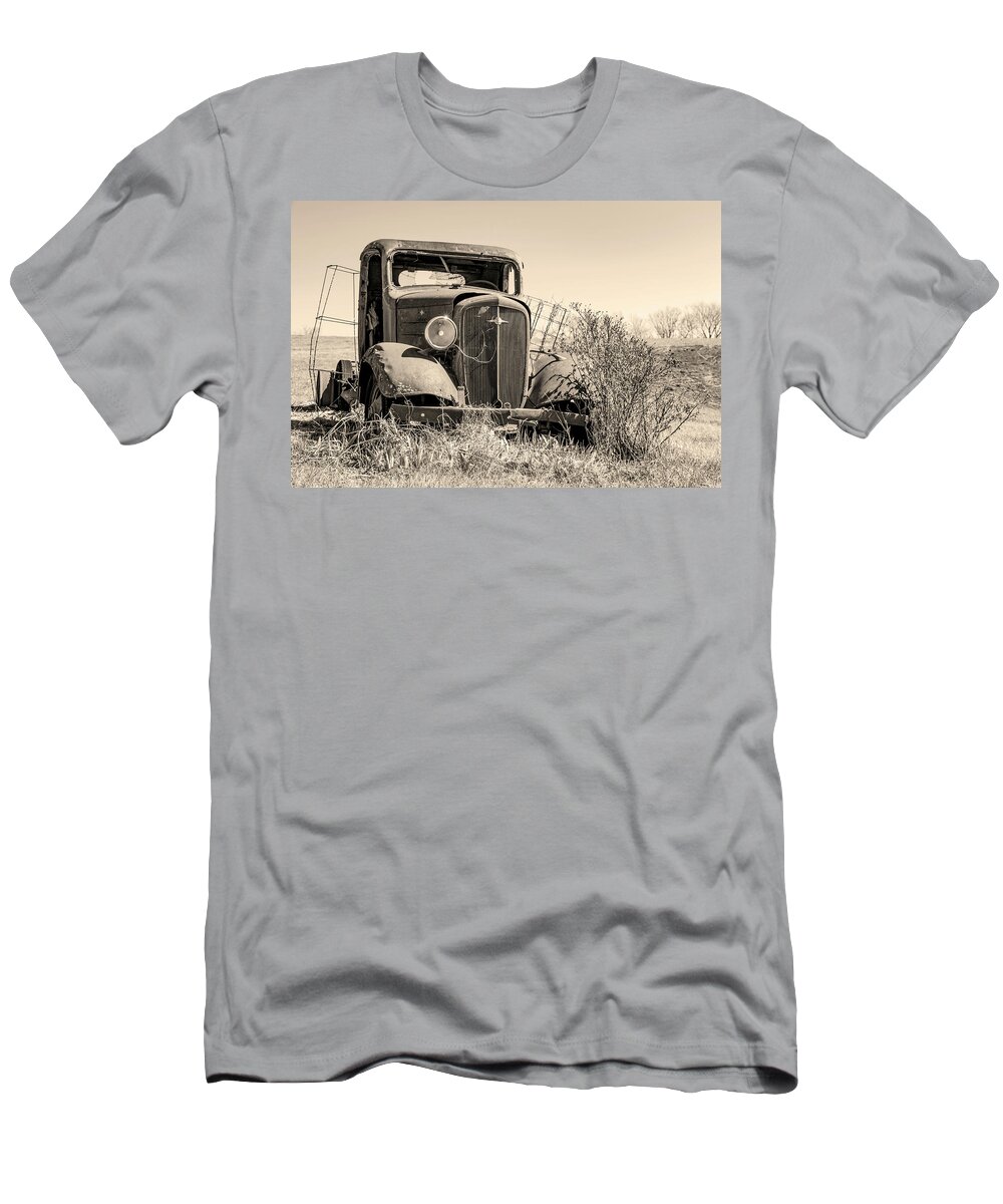Vintage Truck T-Shirt featuring the photograph Yesterday by Holly Ross