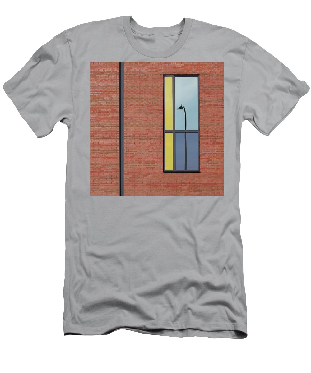 Urban T-Shirt featuring the photograph Square - Yorkshire Windows 4 by Stuart Allen