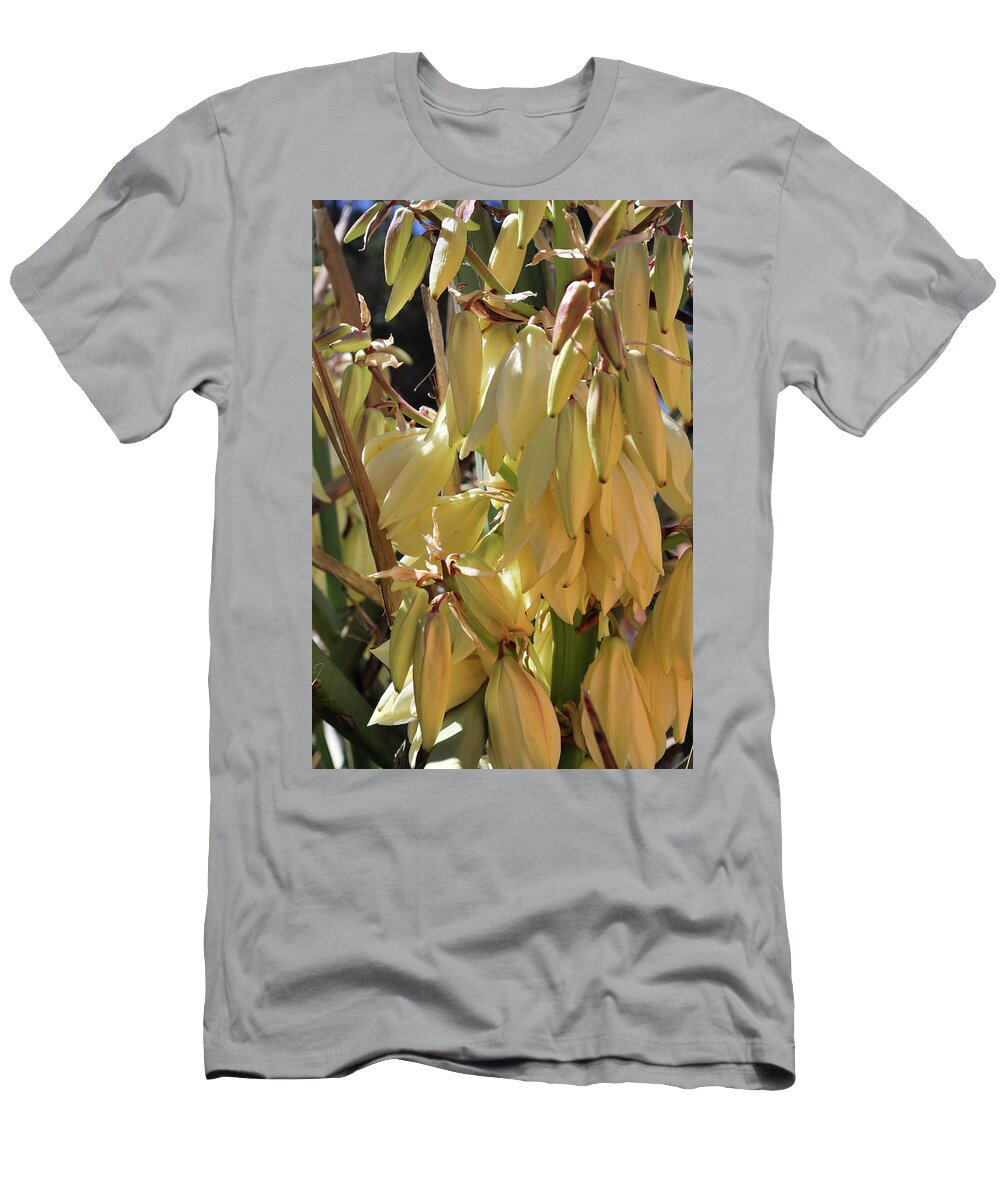 Nature T-Shirt featuring the photograph Yucca Bloom II by Ron Cline