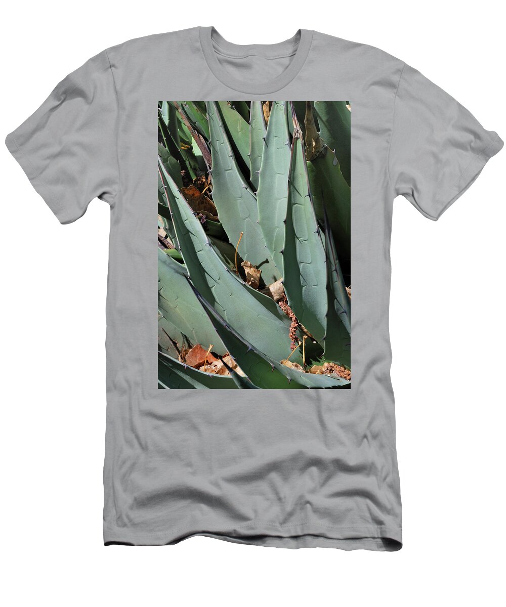 Nature T-Shirt featuring the photograph Yucca Leaves by Ron Cline