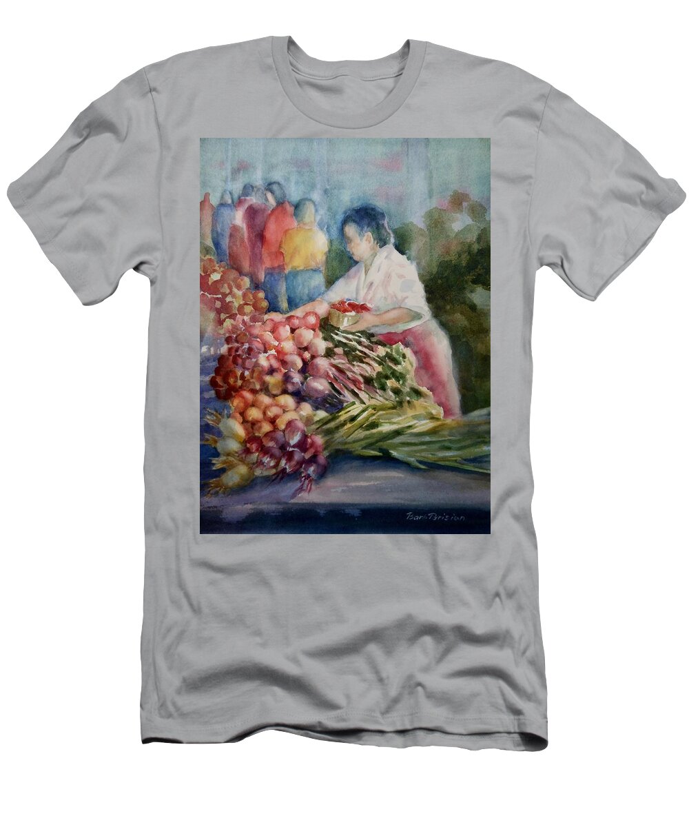 Harvest T-Shirt featuring the painting After the Harvest #1 by Barbara Parisien