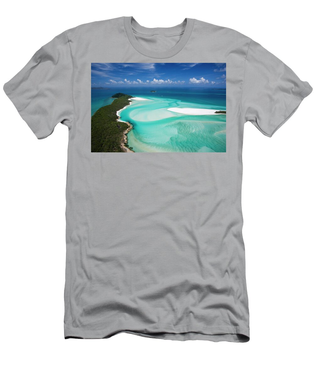 Estock T-Shirt featuring the digital art Australia, Whitsunday Island #1 by Hp Huber