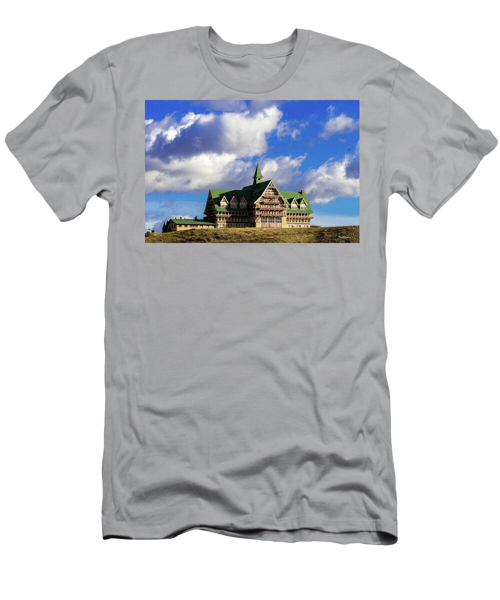 Prince Of Wales Hotel T-Shirt featuring the photograph Prince of Wales Hotel by Tim Kathka