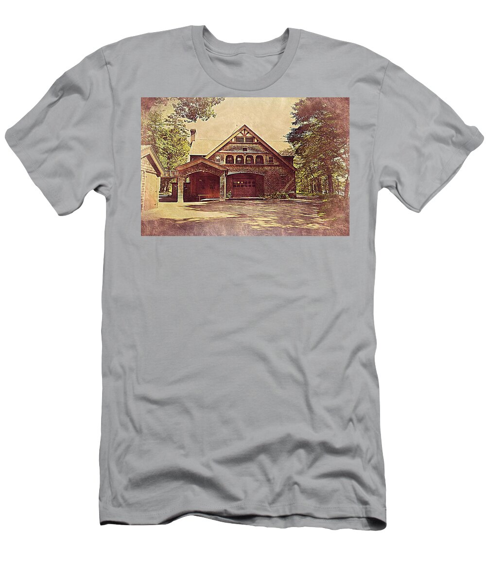 Carriage House T-Shirt featuring the photograph The Old Carriage House by Stacie Siemsen