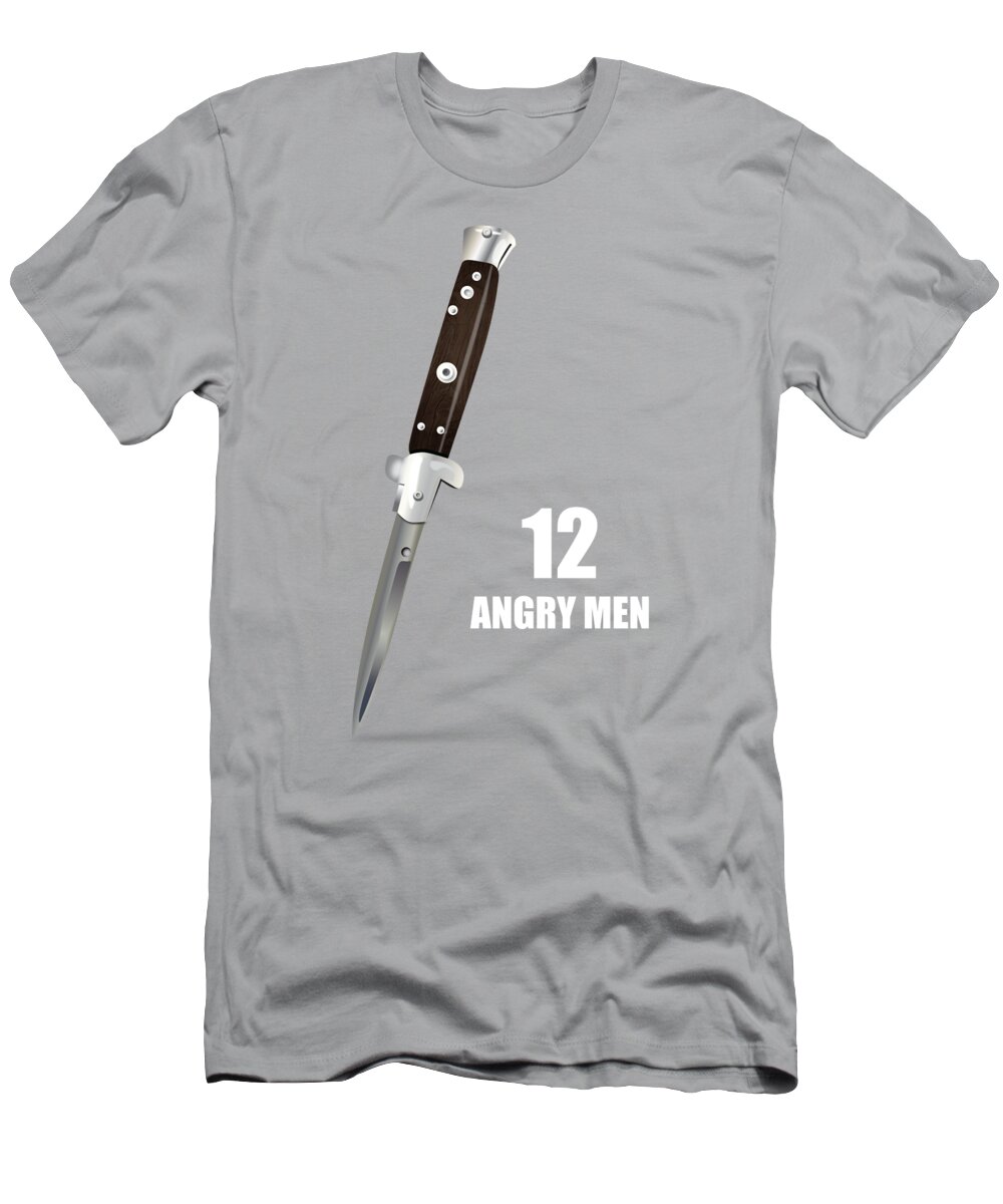12 Angry Men T-Shirt featuring the digital art 12 Angry Men - Alternative Movie Poster by Movie Poster Boy