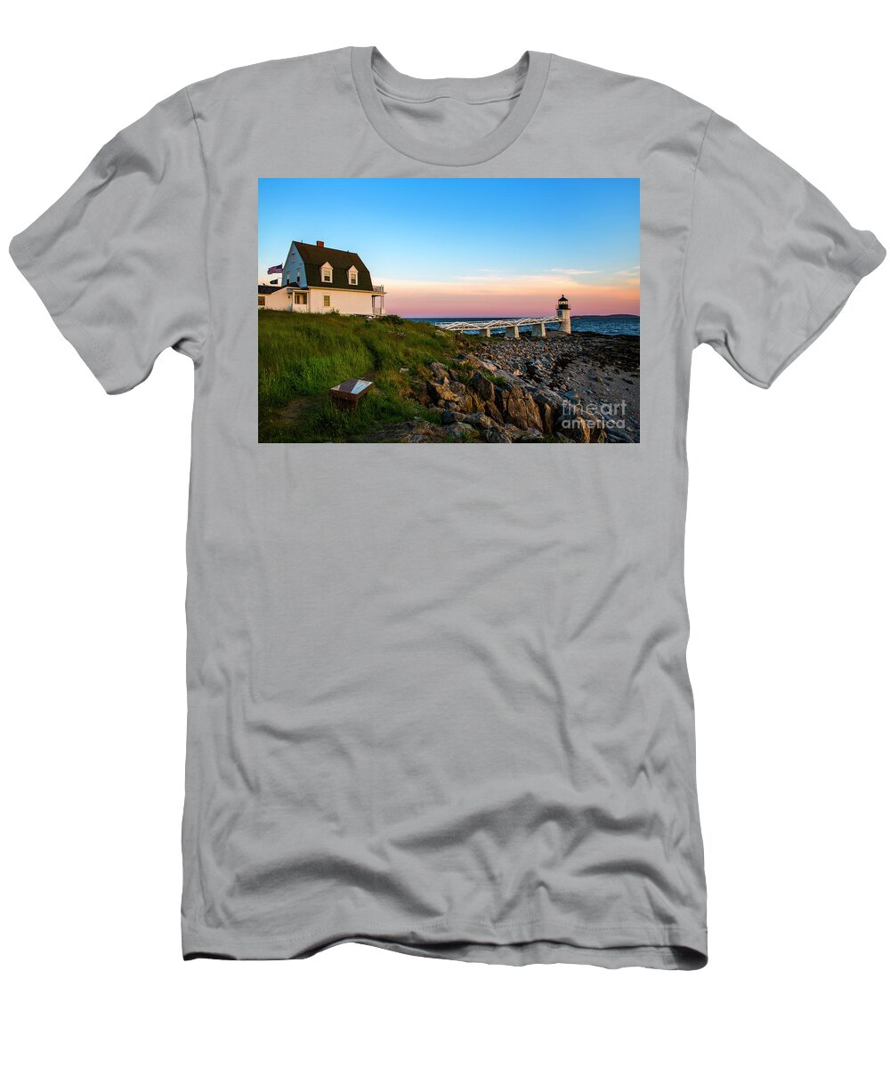 Lighthouse T-Shirt featuring the photograph Marshall Point Lighthouse #2 by Diane Diederich