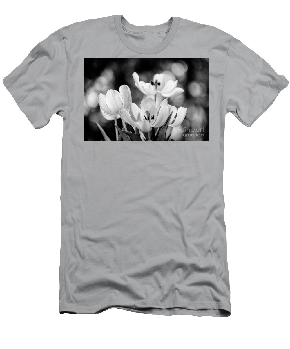 Background T-Shirt featuring the photograph Blooming Tulip Flowers #5 by Raul Rodriguez