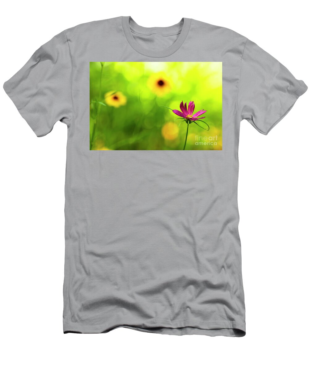 Background T-Shirt featuring the photograph Wildflowers #5 by Raul Rodriguez