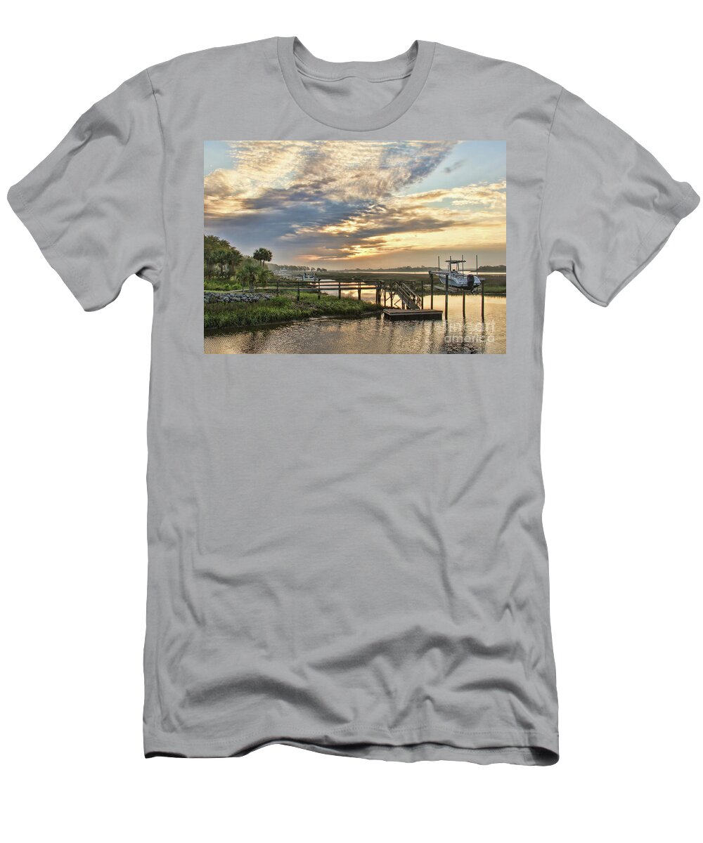 Sky T-Shirt featuring the photograph A Beautiful Cloudy Day by Michelle Tinger