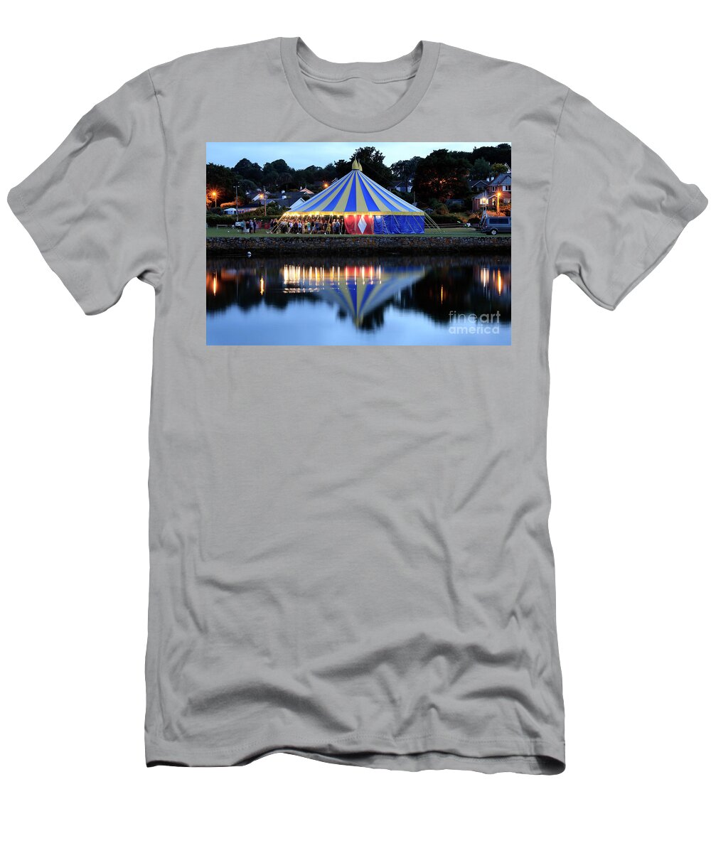 Mylor Bridge T-Shirt featuring the photograph A Midsummers Night Party by Terri Waters
