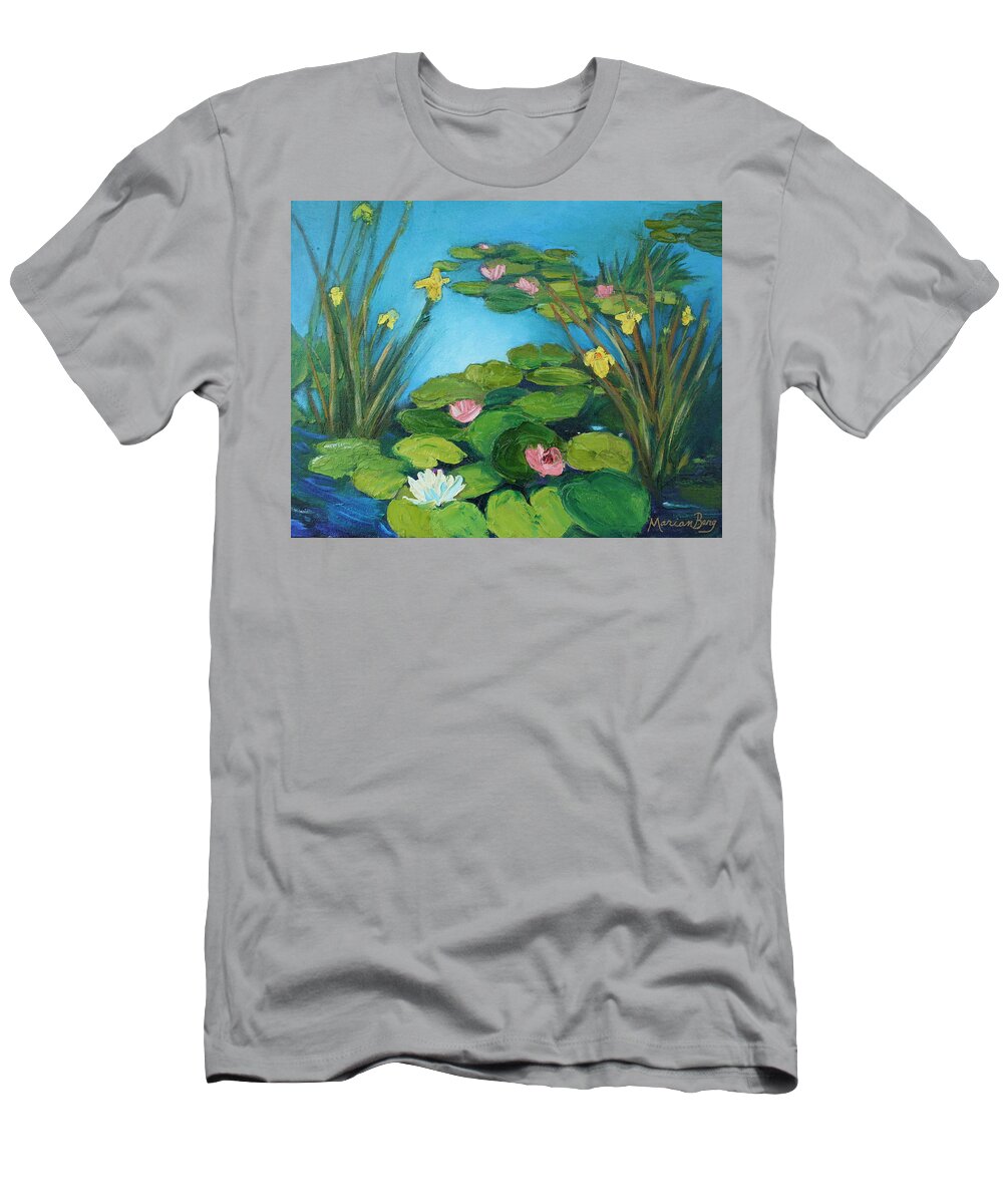 Landscape T-Shirt featuring the painting After the Rain by Marian Berg