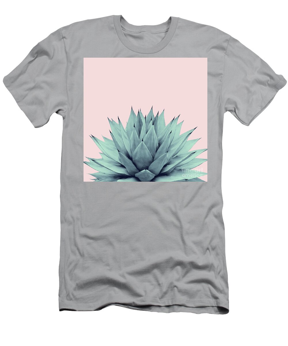 Photography T-Shirt featuring the mixed media Agave Blush Summer Vibes #1 #tropical #decor #art by Anitas and Bellas Art