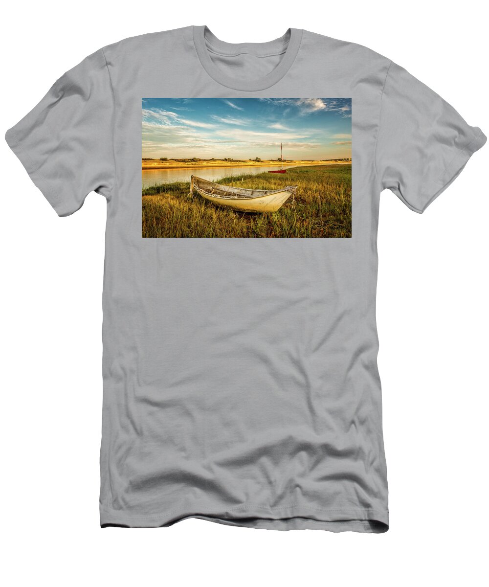 Ogunquit River T-Shirt featuring the photograph Ashore by Jeff Sinon