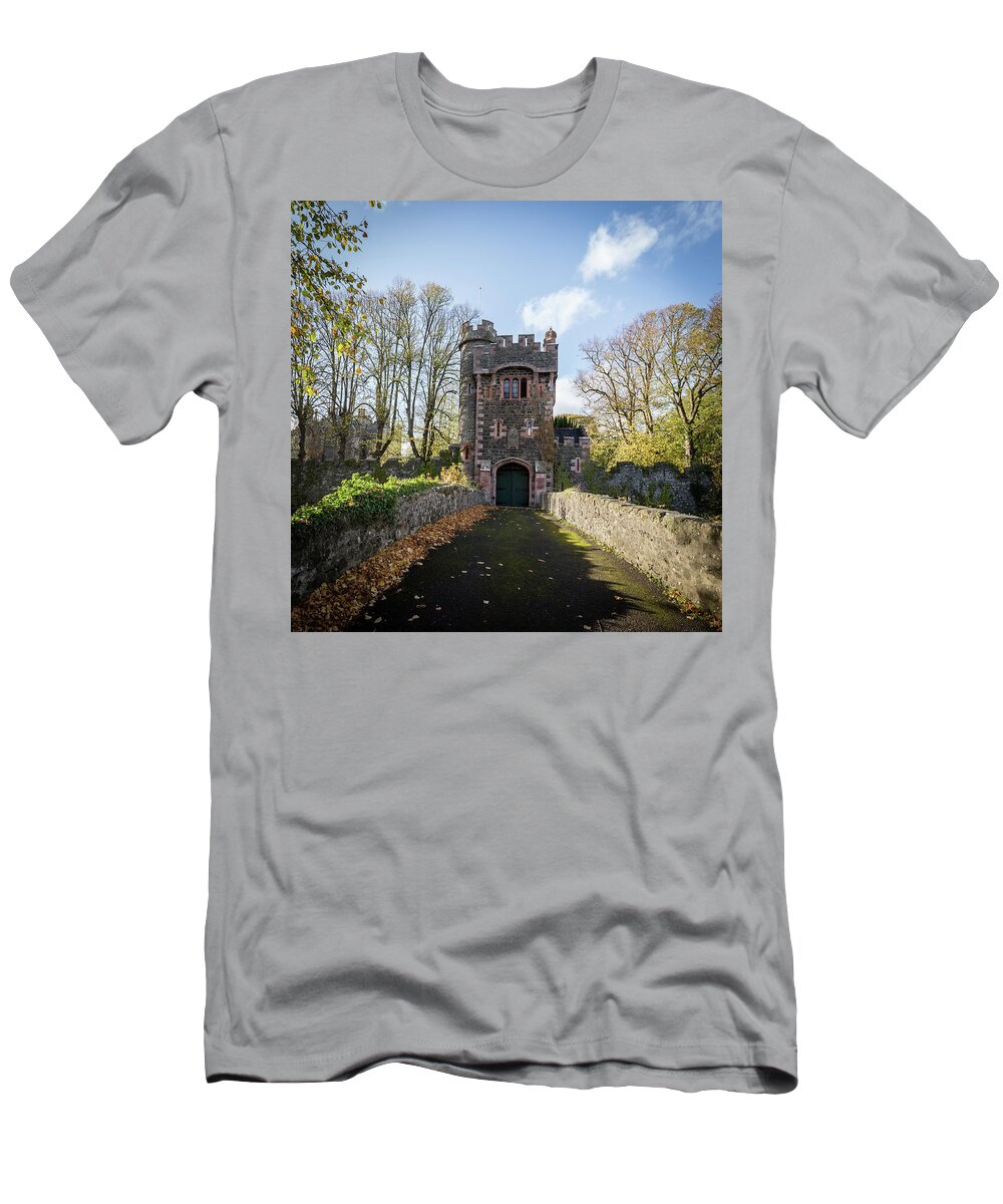 Barbican T-Shirt featuring the photograph Barbican Gate by Nigel R Bell