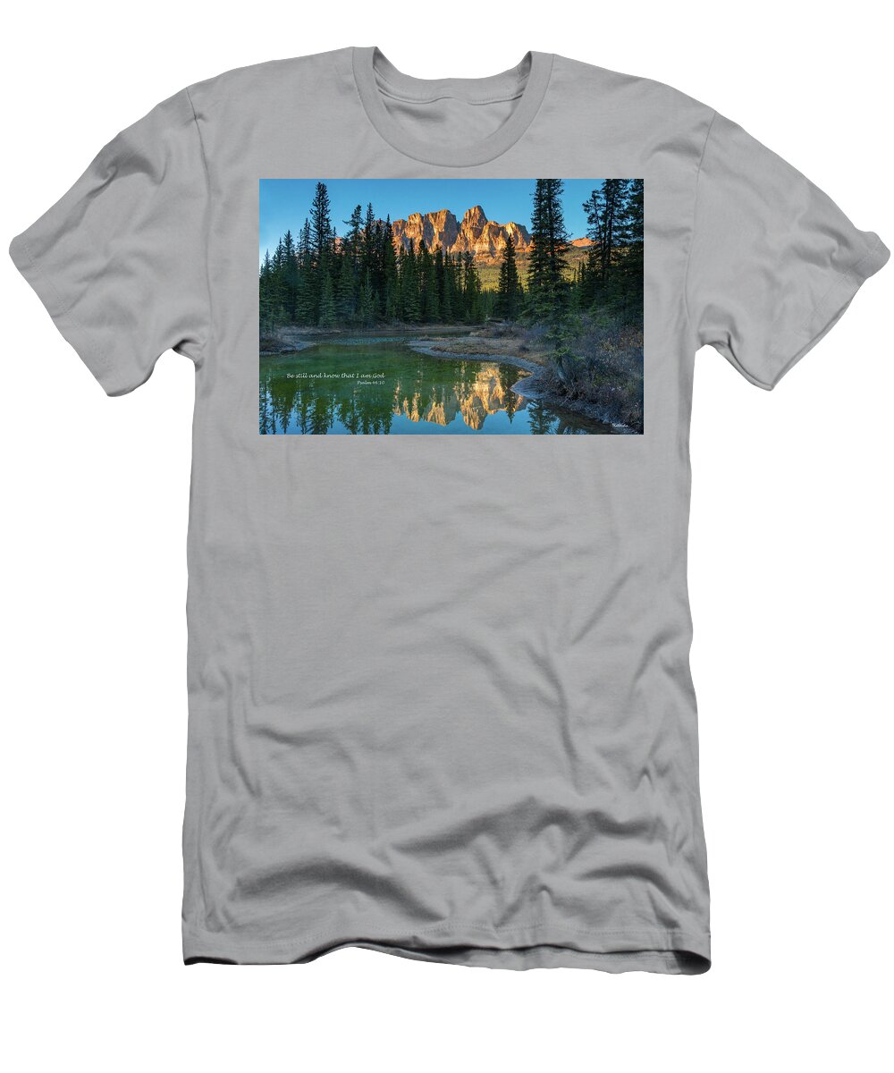 2015 T-Shirt featuring the photograph Be Still by Tim Kathka