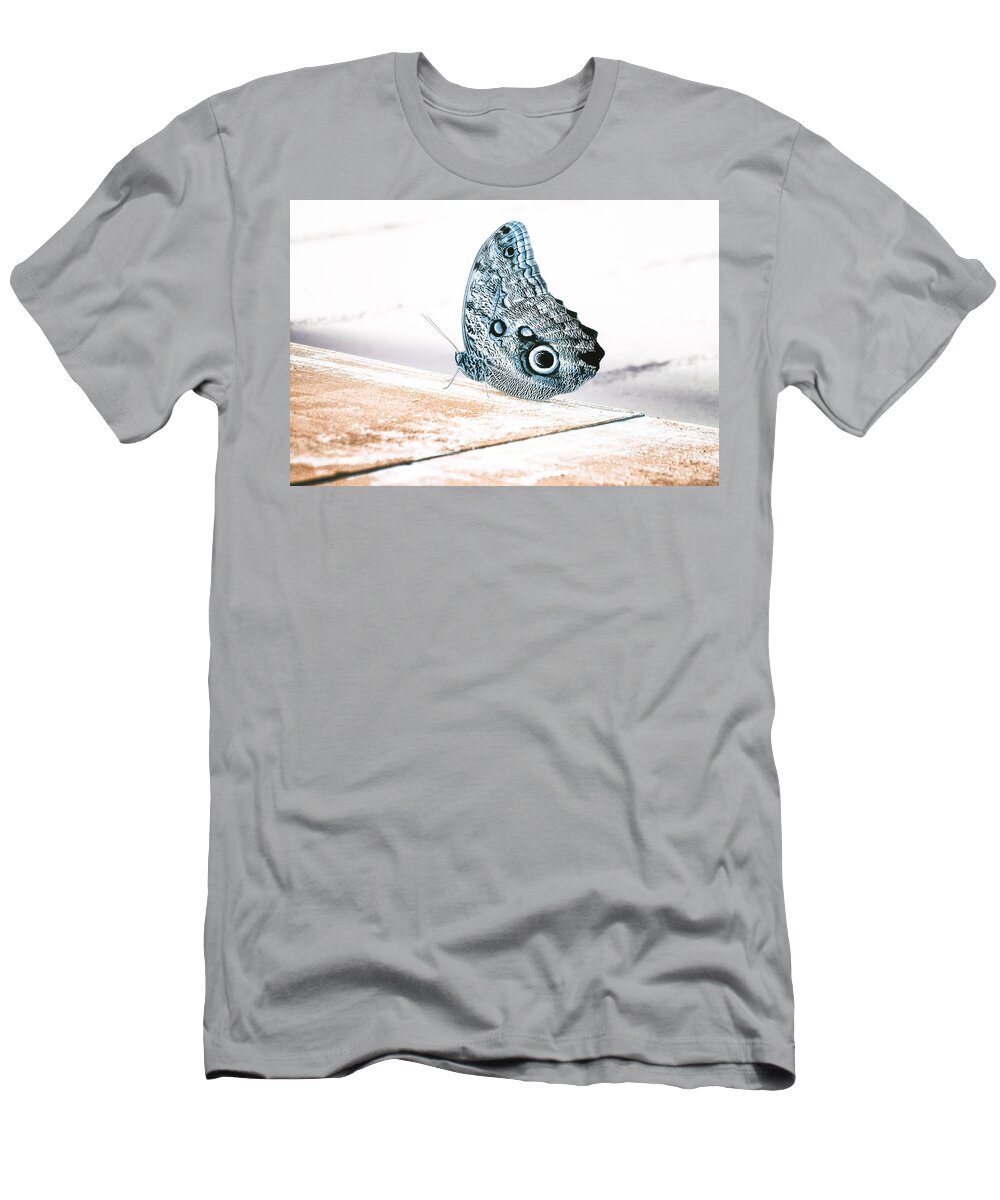 Spirit T-Shirt featuring the photograph Blue Song by Jaroslav Buna