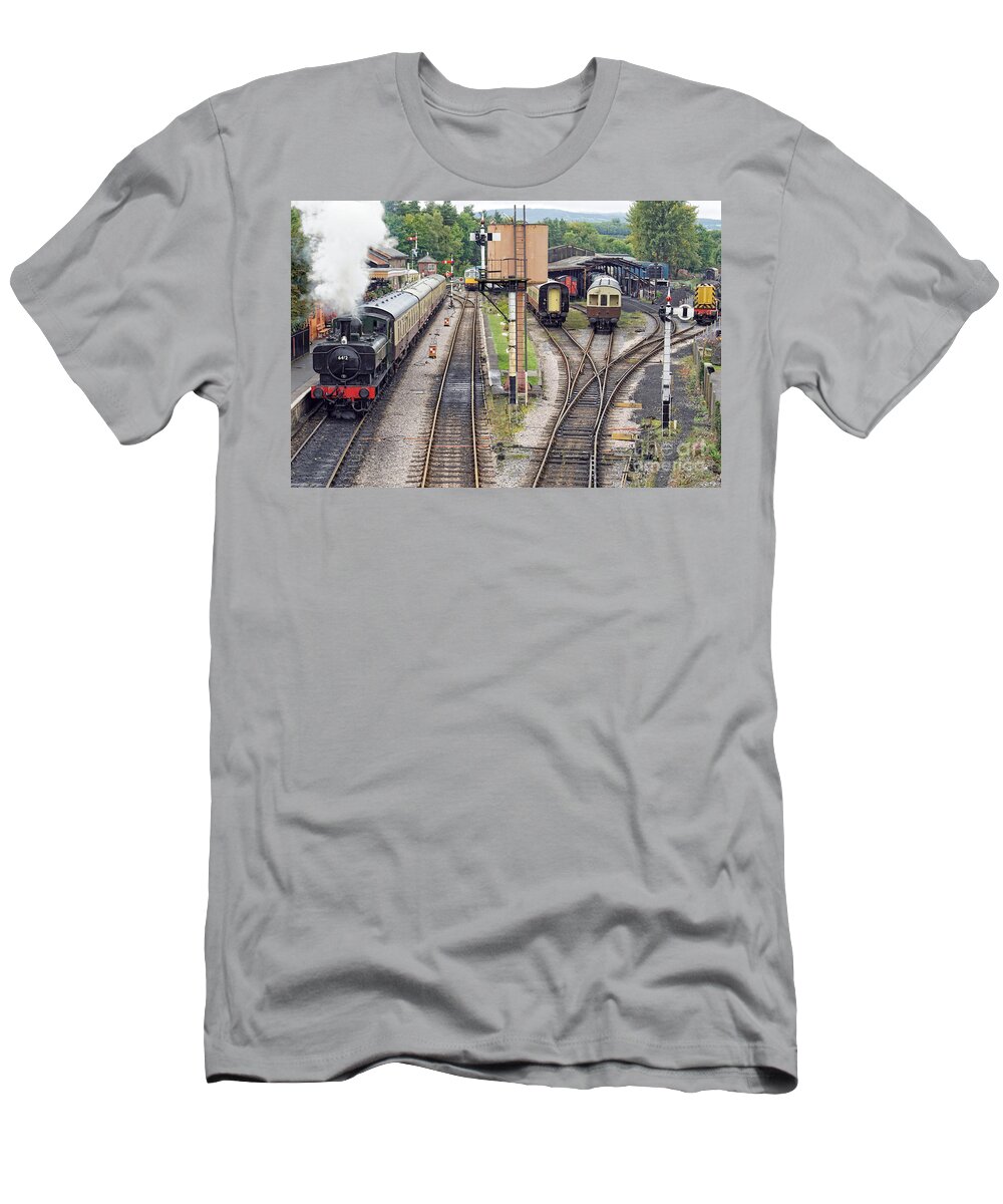 Bygone T-Shirt featuring the photograph Buckfastleigh Departure by David Birchall