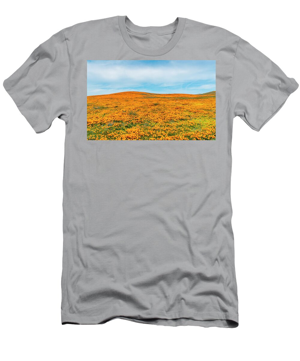 Poppies T-Shirt featuring the photograph California Poppies - 2019 #2 by Gene Parks