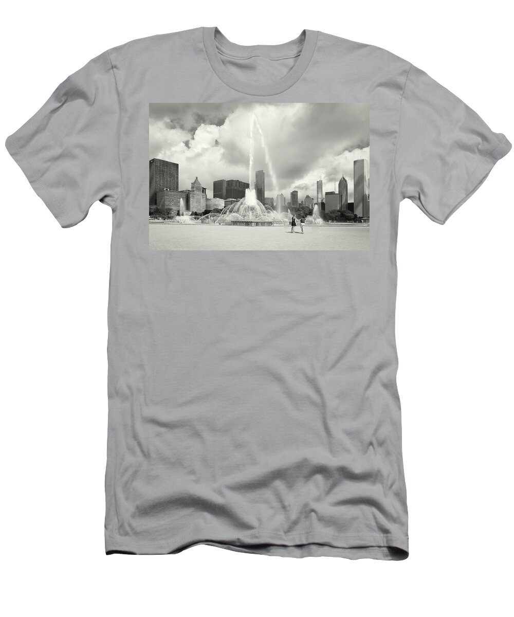 Chicago T-Shirt featuring the photograph Chicago Summer Afternoon by Chicago In Photographs