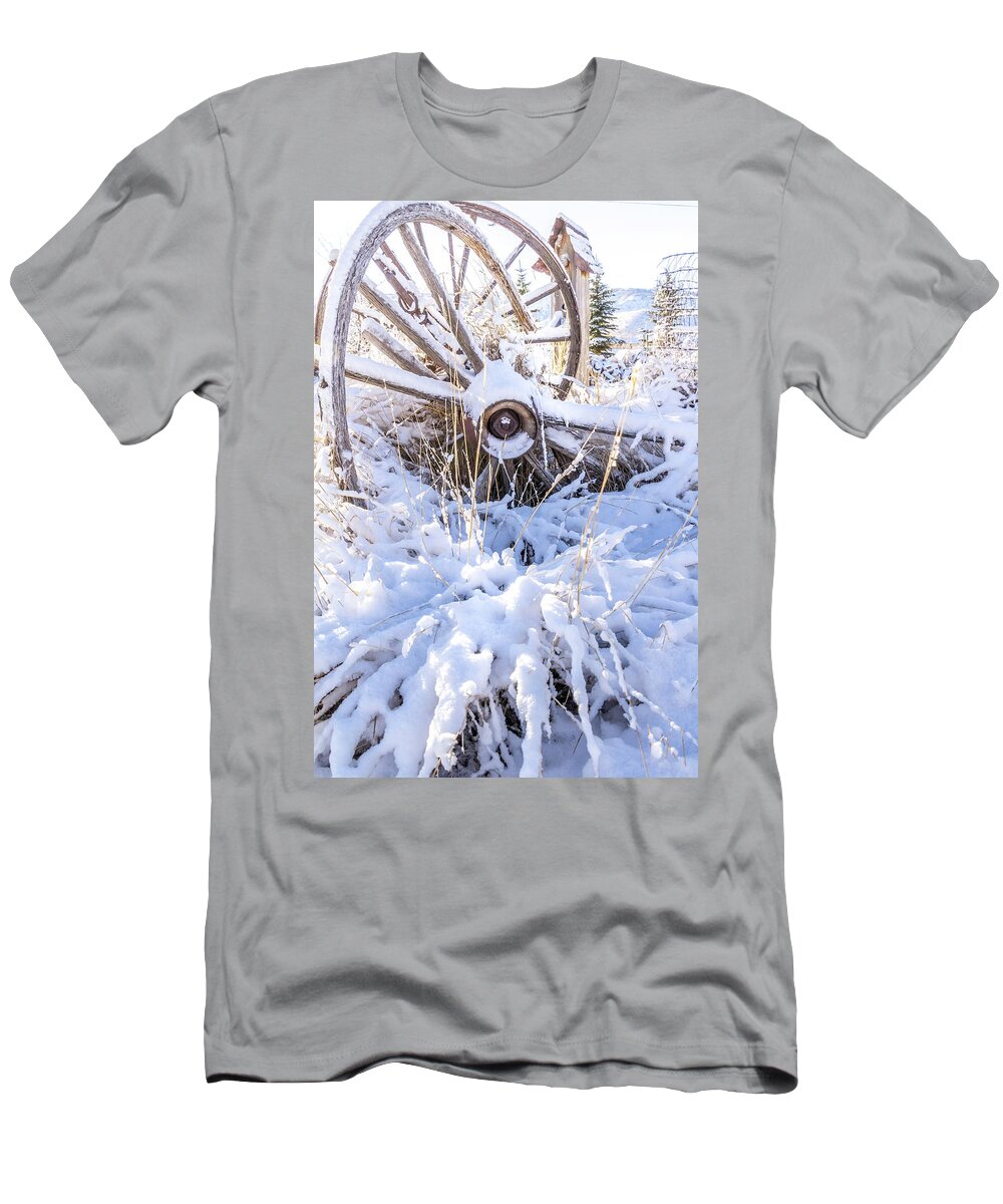 Snow T-Shirt featuring the photograph Christmas Past by Diane Mintle