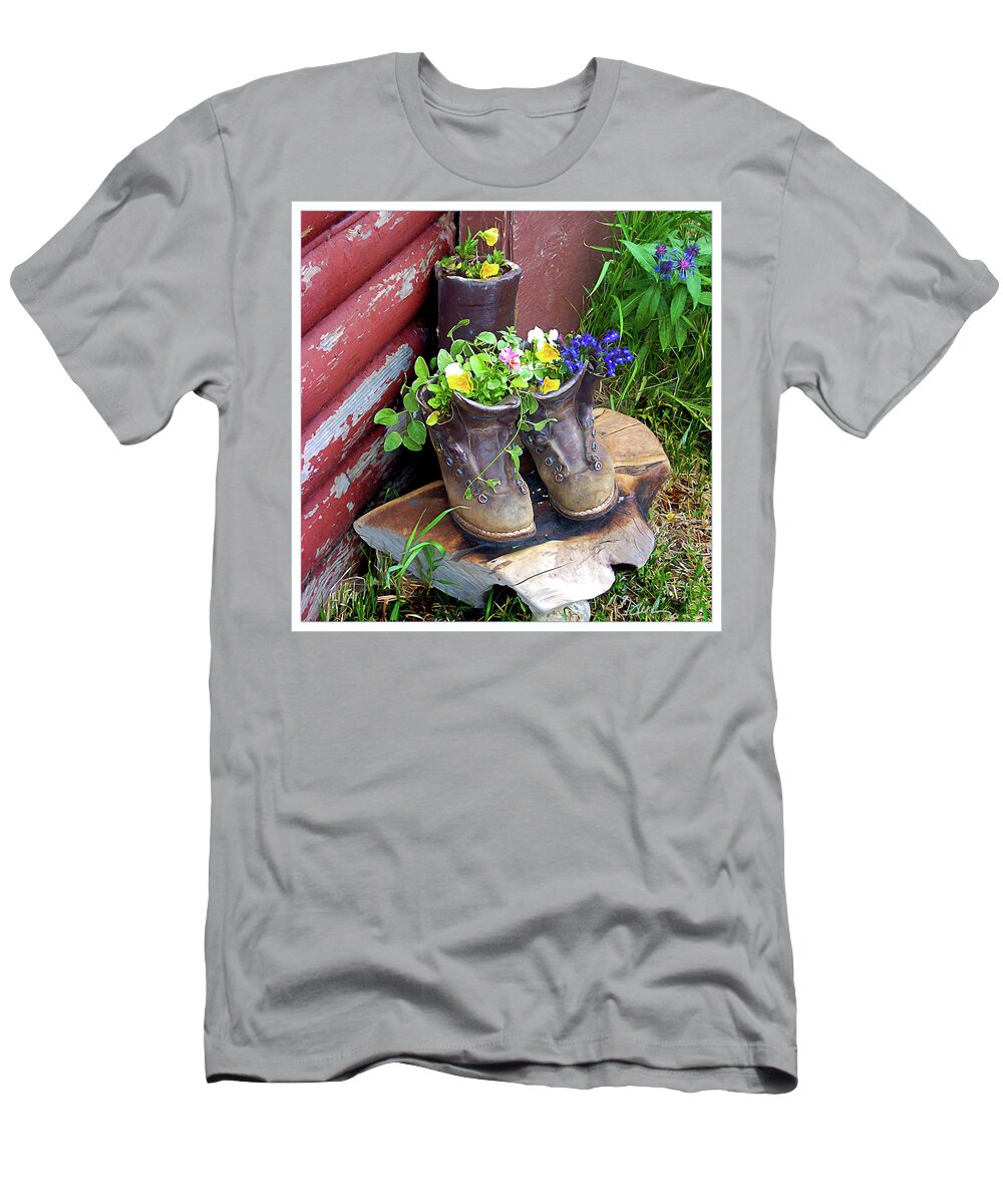 Wildflowers T-Shirt featuring the photograph Colorado Vase by Peggy Dietz