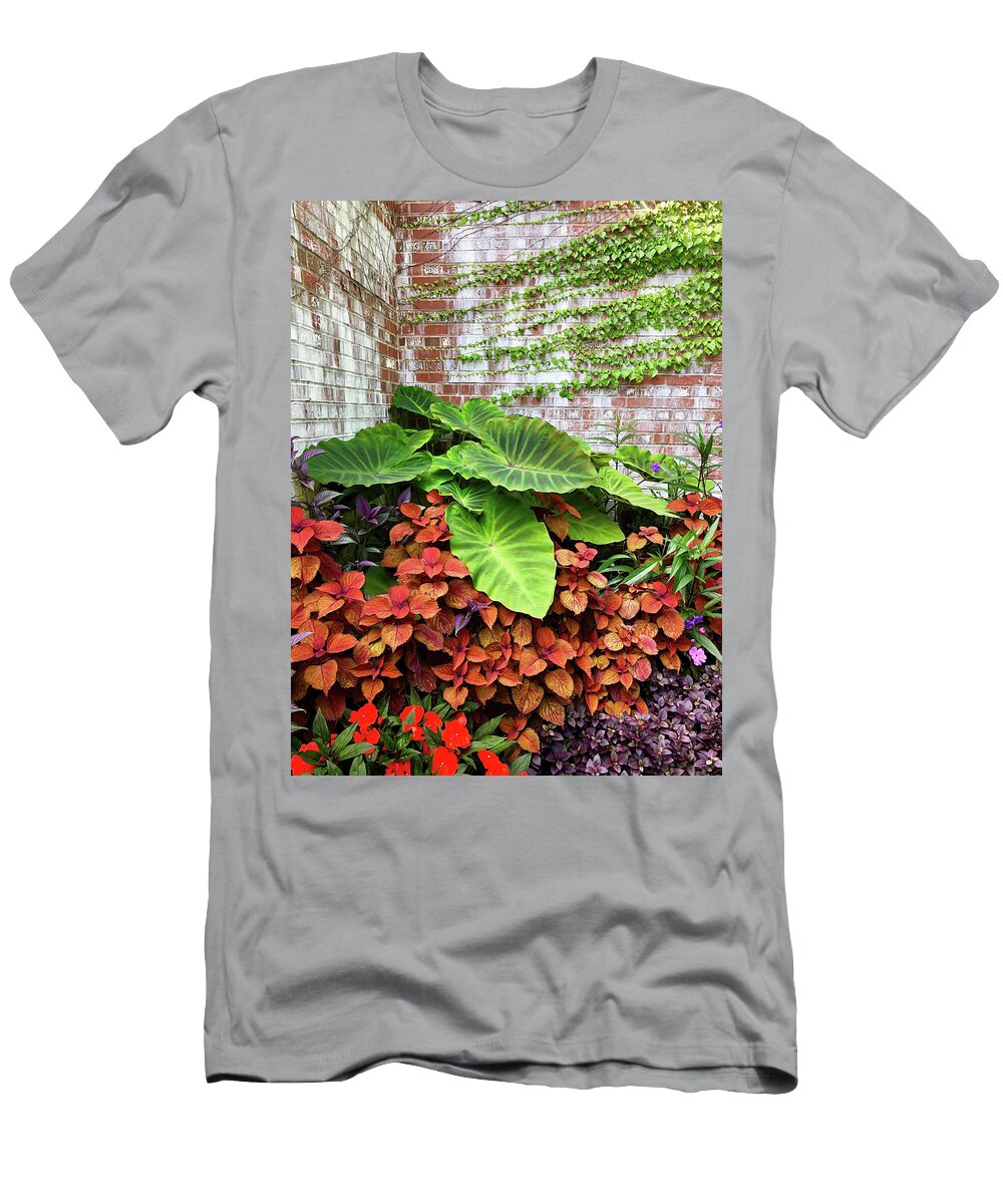 Garden T-Shirt featuring the photograph Colorful Flower Garden by Pheasant Run Gallery