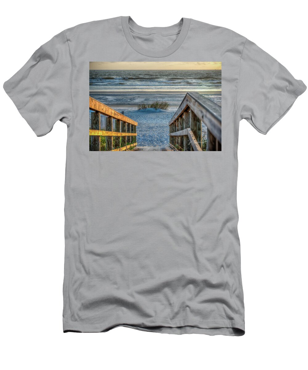 St Augustine T-Shirt featuring the photograph Descent into Peace by Joseph Desiderio