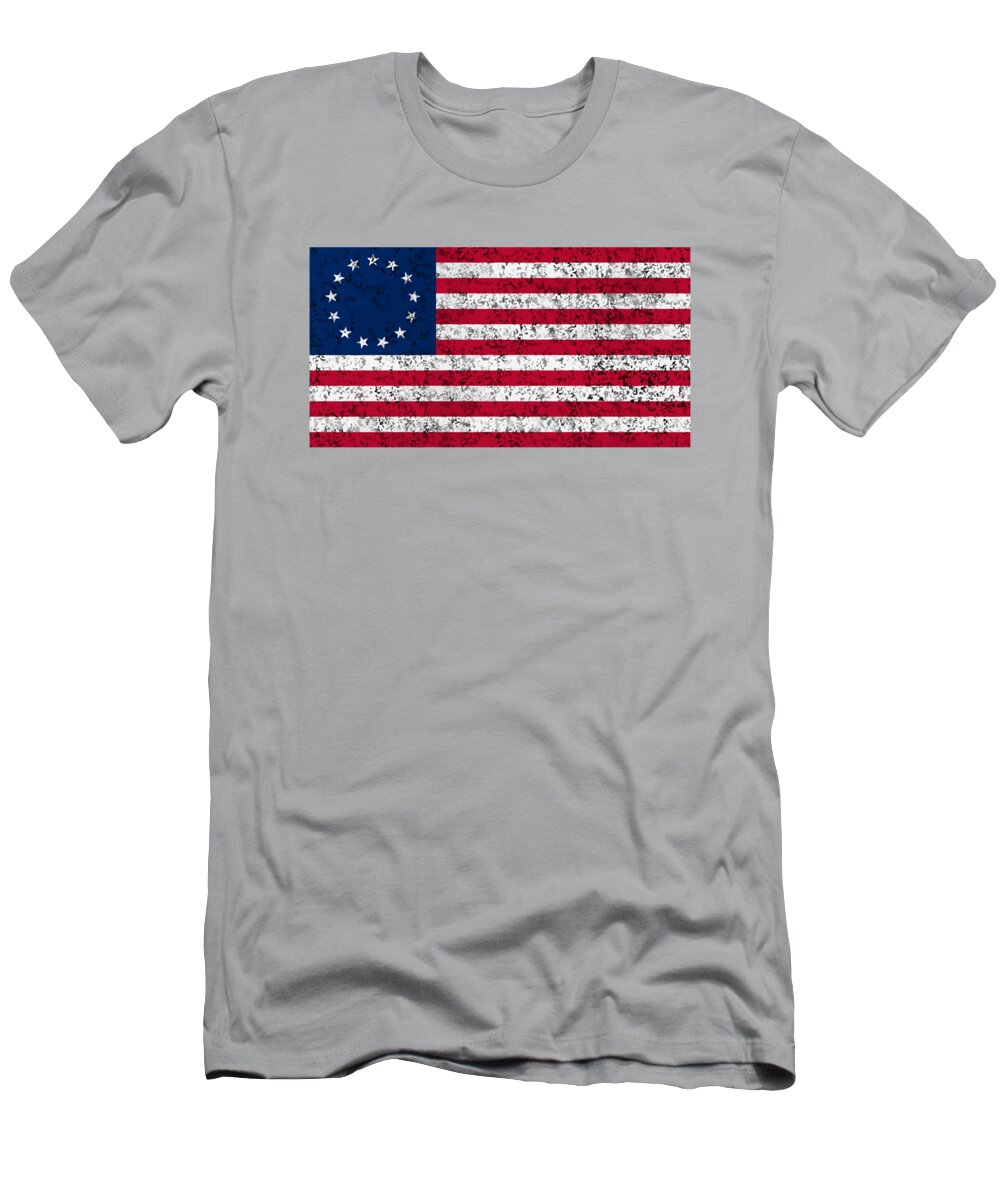 Distressed Betsy Ross Flag T-Shirt Is Hell Pixels
