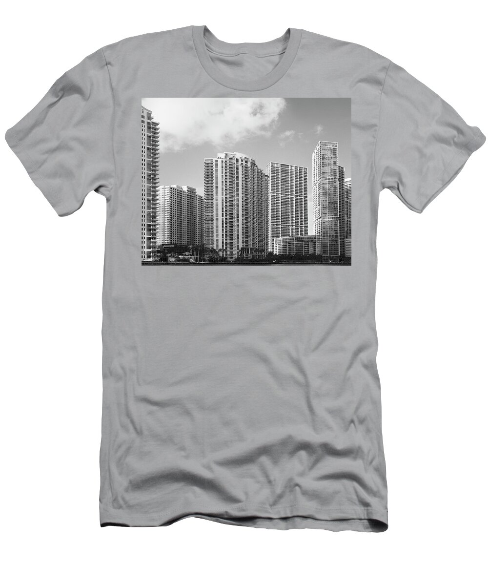 Film T-Shirt featuring the photograph Brickell Ave, Miami RL071905 by Rudy Umans