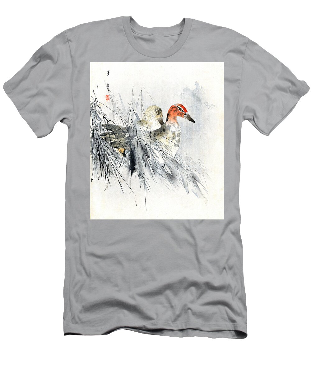 Hotei T-Shirt featuring the painting Ducks by Hotei