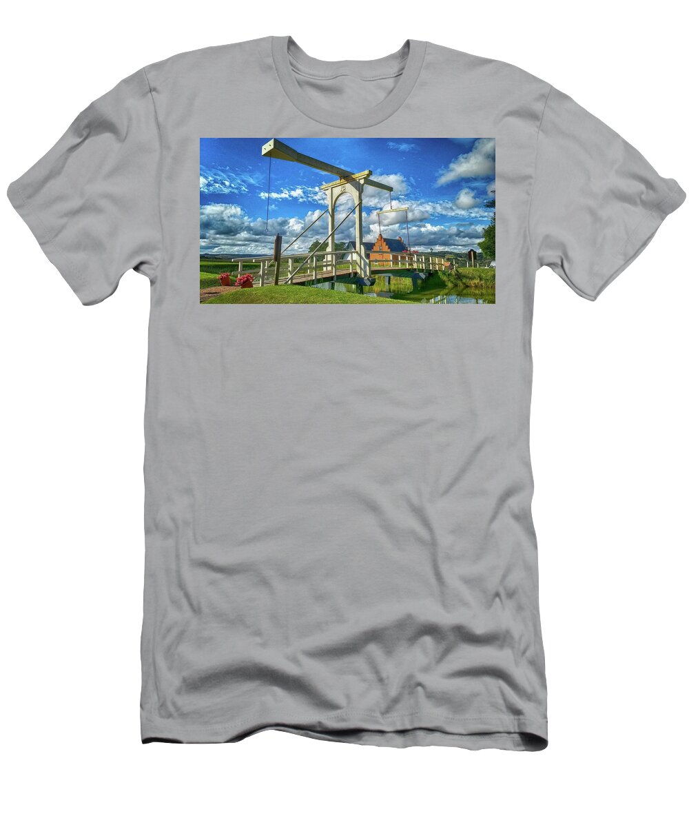 Dutch T-Shirt featuring the photograph Dutch Bridge by Renato Castilho
