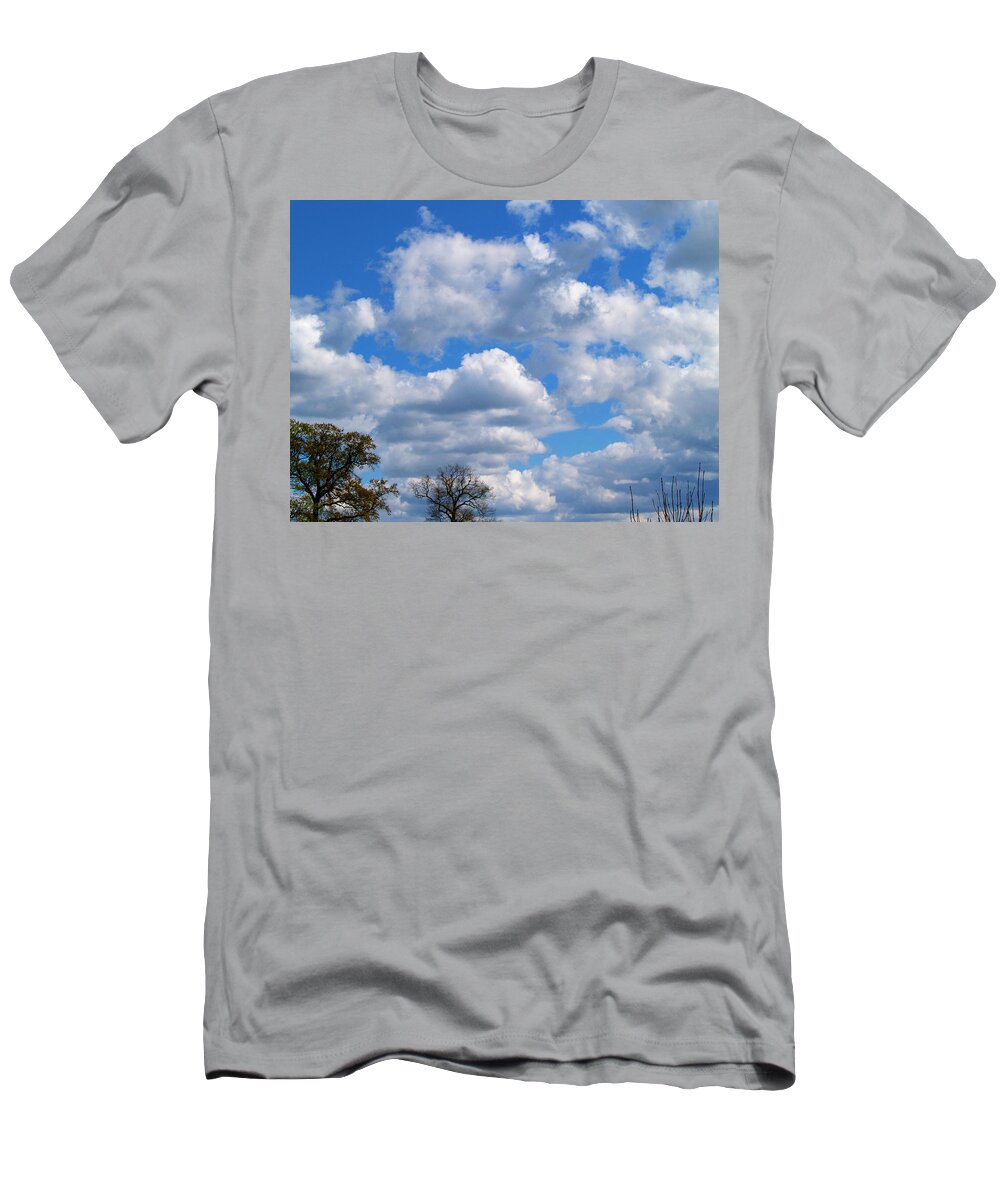 Photography T-Shirt featuring the photograph Dutch cloud view by Luc Van de Steeg