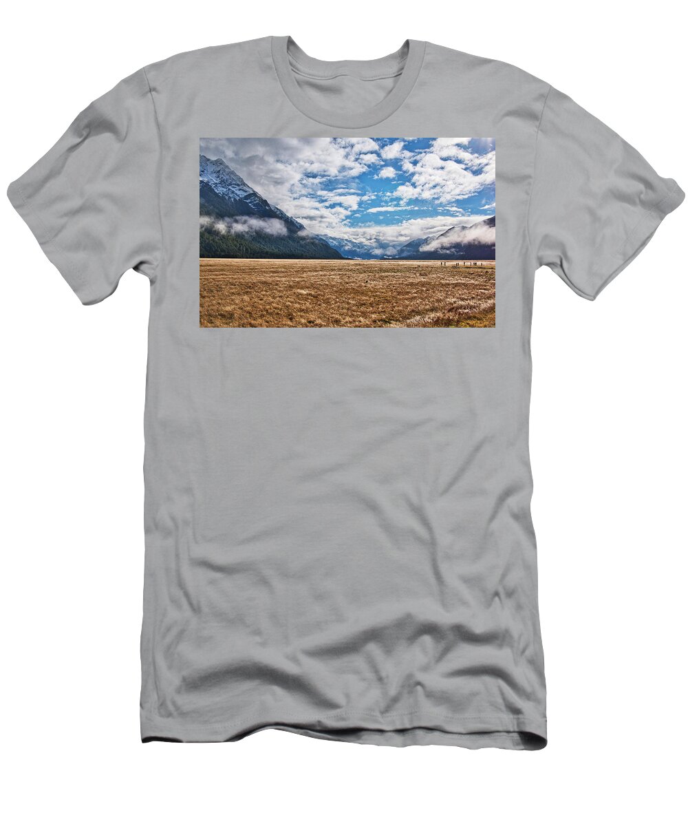 New Zealand T-Shirt featuring the photograph Eglinton Valley - New Zealand by Steven Ralser