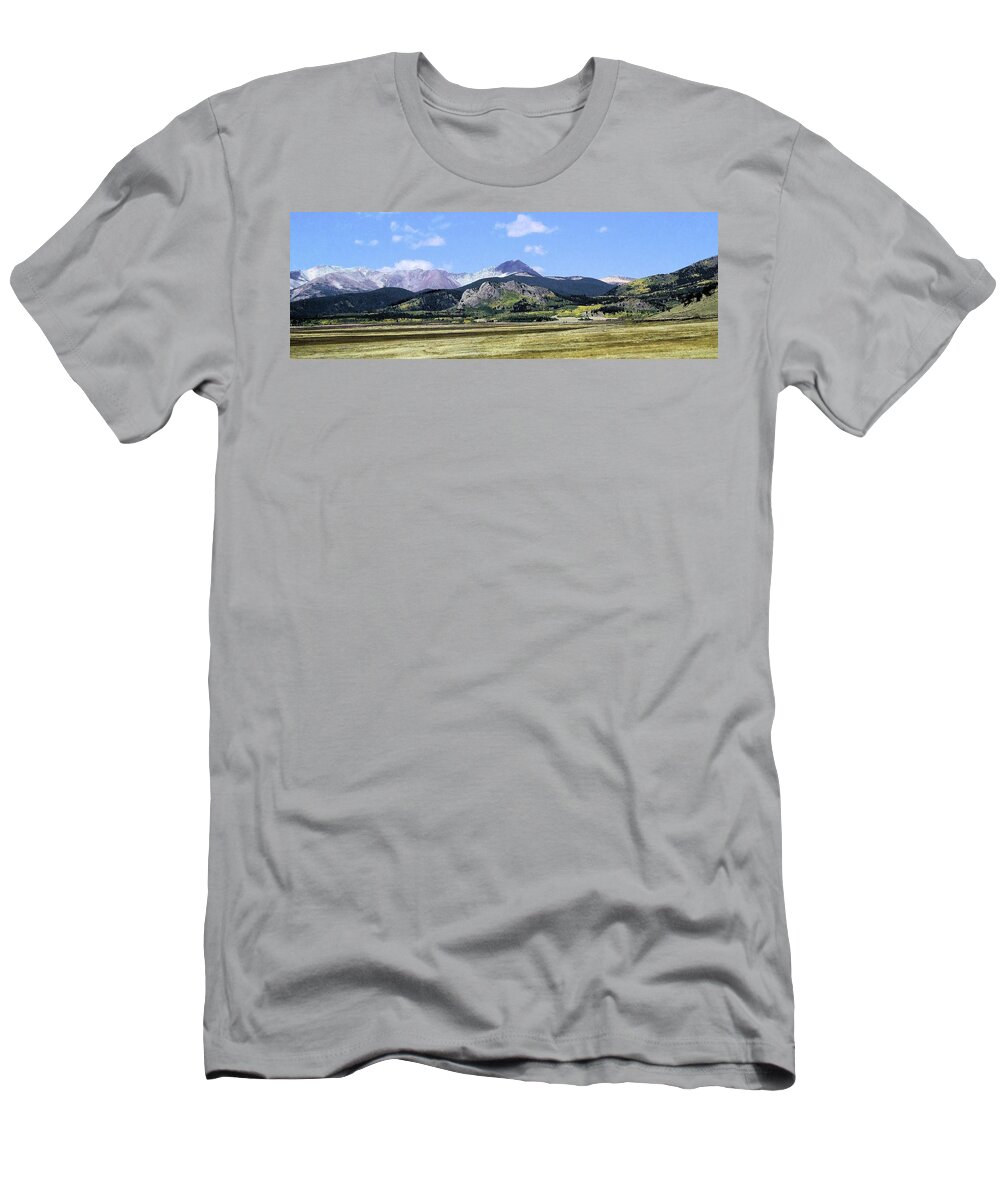 Mountains T-Shirt featuring the photograph Expanse by Karen Stansberry