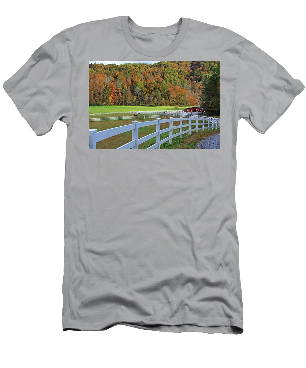 Fall T-Shirt featuring the photograph Fall in North Georgia by Richard Krebs