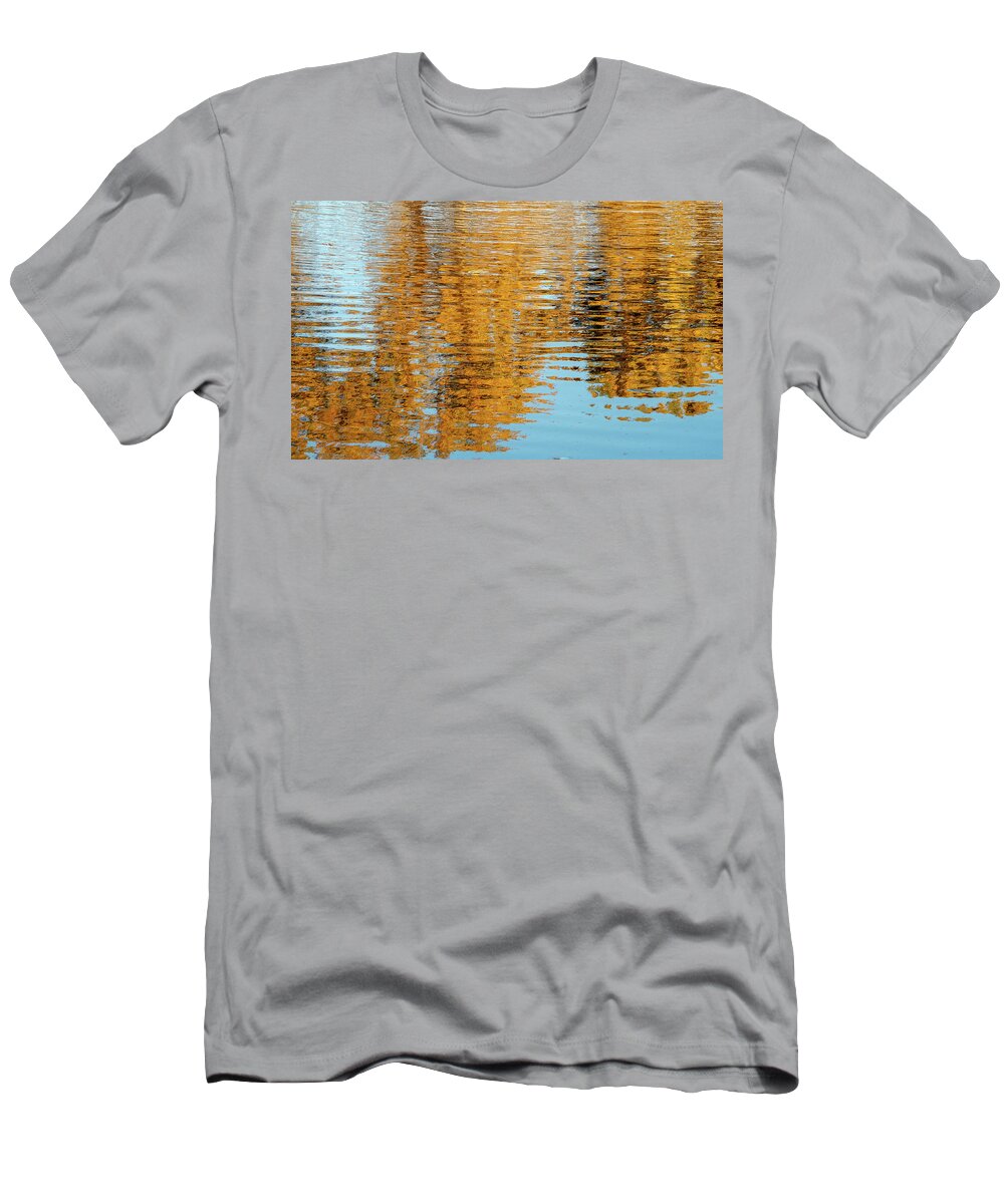 Jean Noren T-Shirt featuring the photograph Fall Reflections by Jean Noren