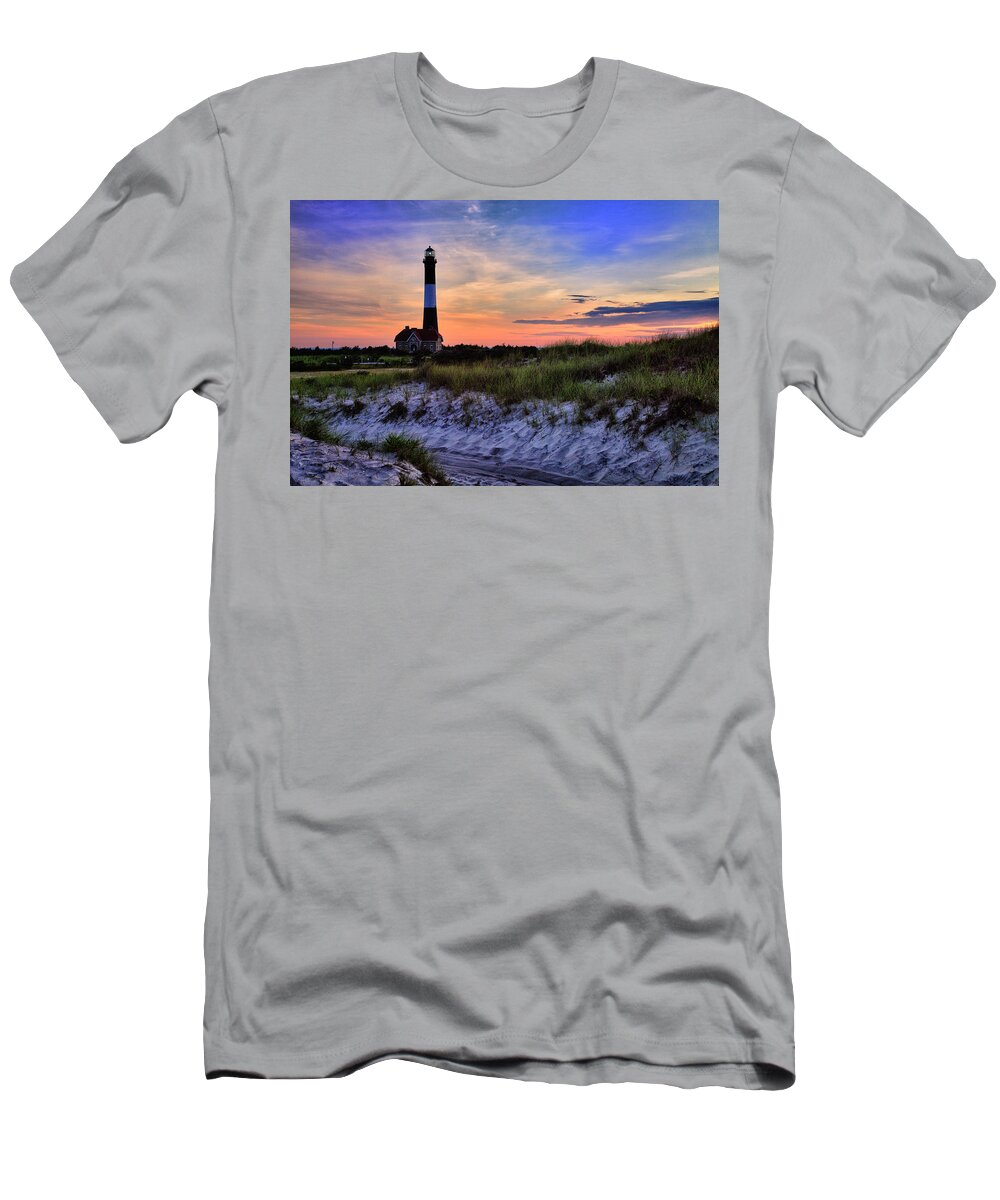 Fire Island T-Shirt featuring the photograph Fire Island Lighthouse by Rick Berk