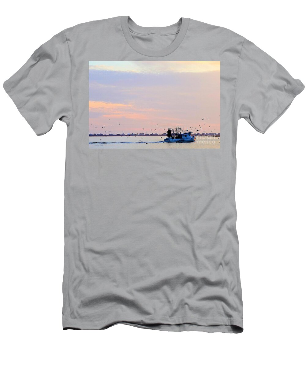 Art T-Shirt featuring the photograph Fishin by Shelia Kempf