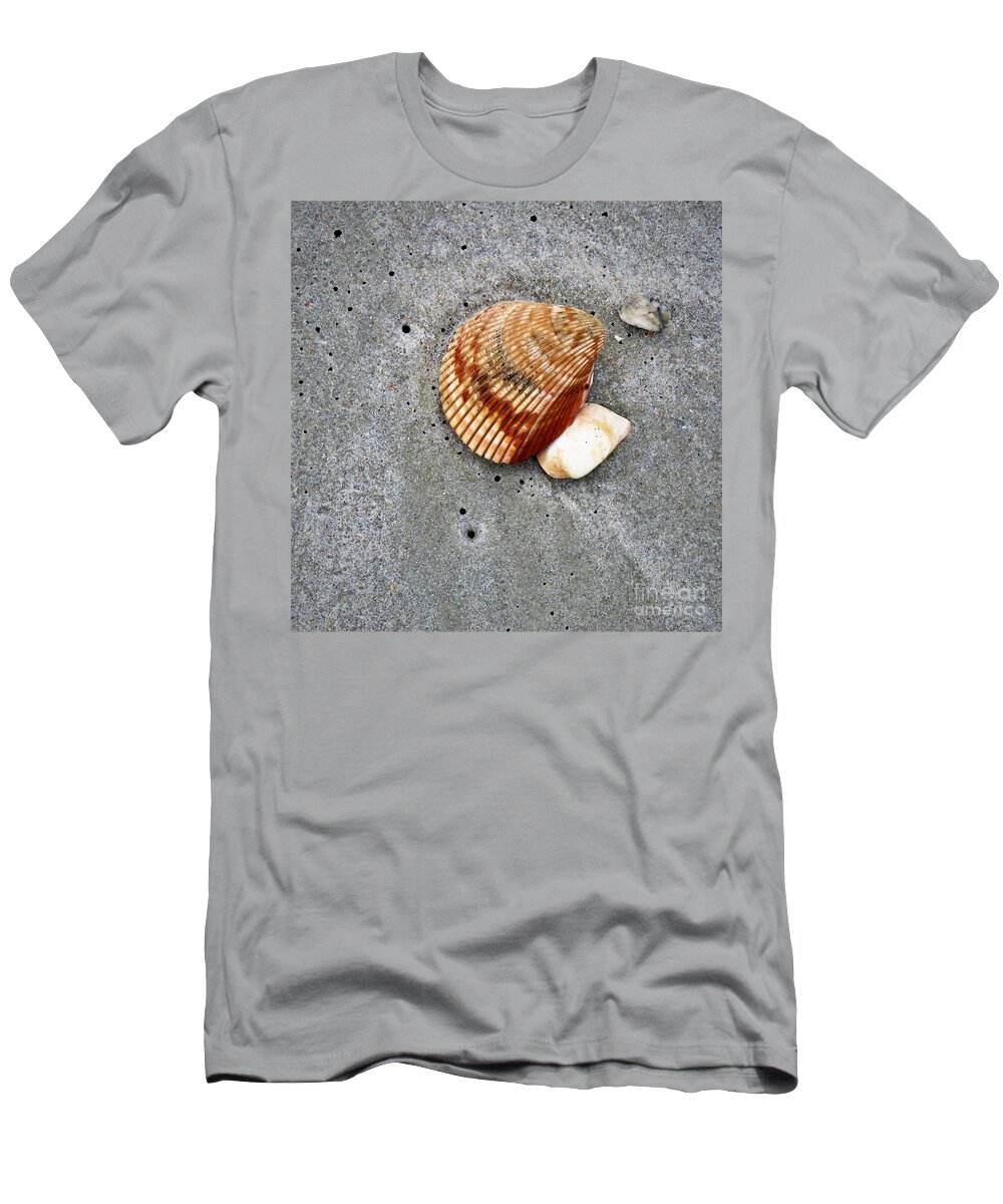 Shell T-Shirt featuring the photograph Found Treasures by Anita Adams