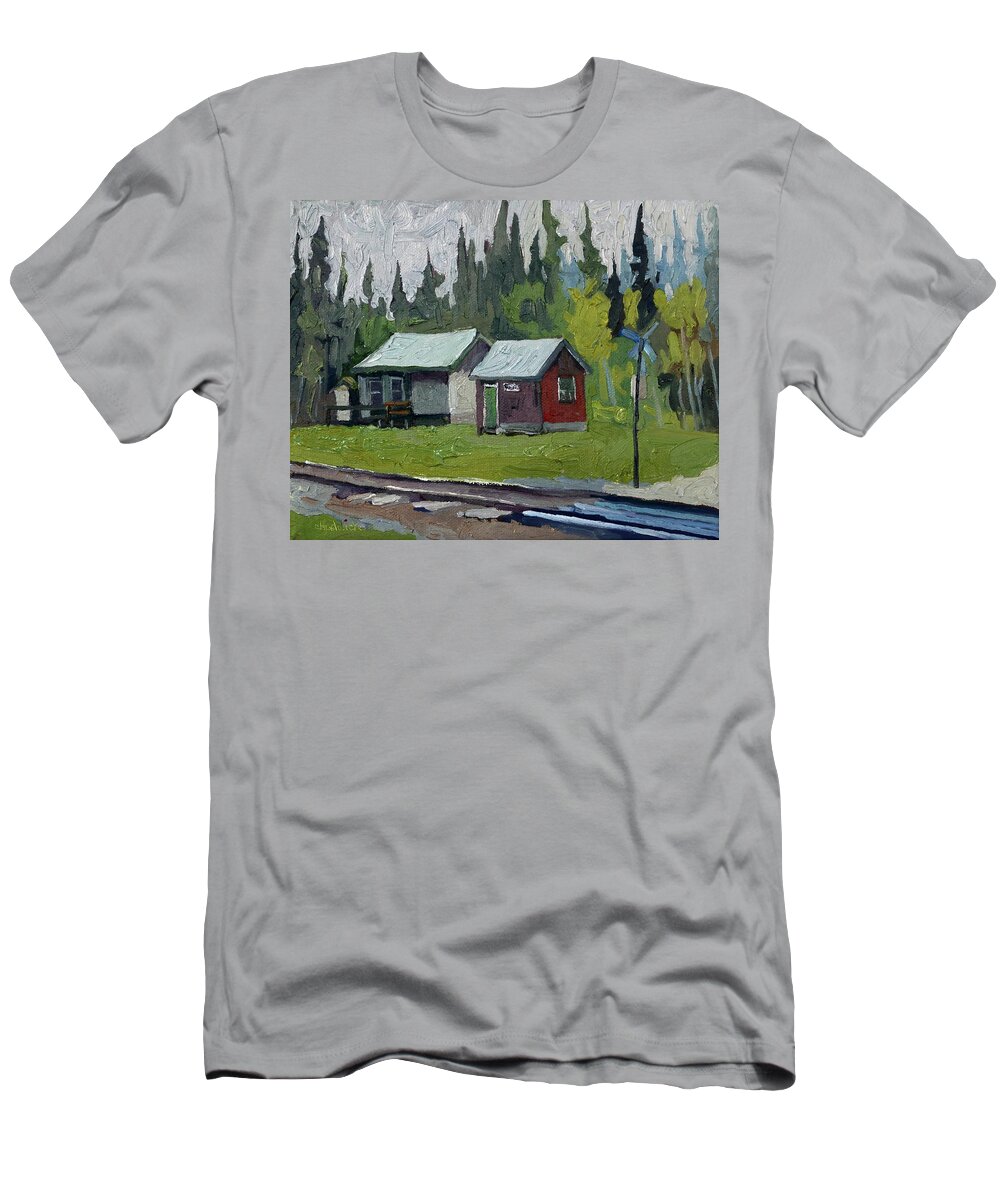 2190 T-Shirt featuring the painting Frater Superior East by Phil Chadwick