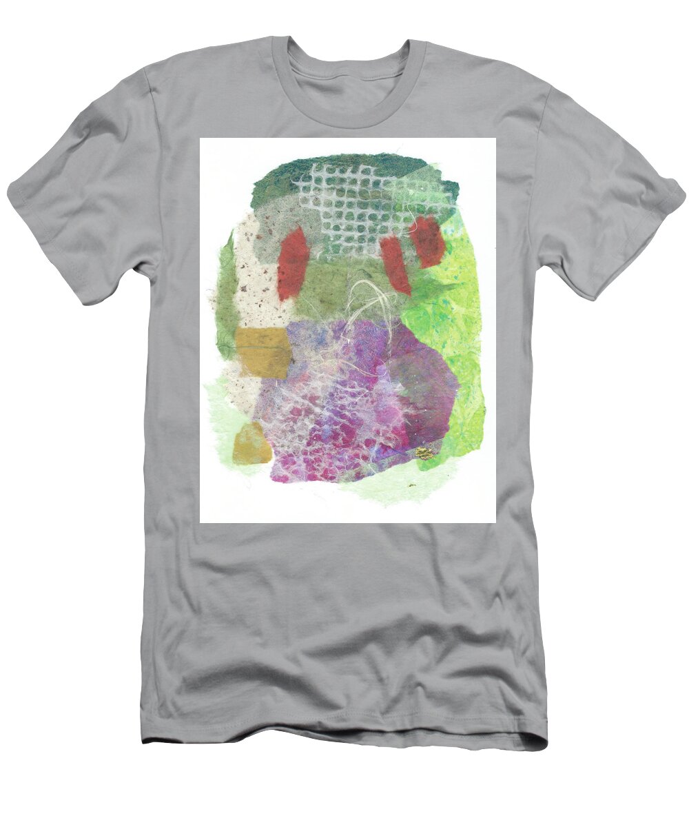 Collage T-Shirt featuring the mixed media Fresh Pressed #8 by Christine Chin-Fook