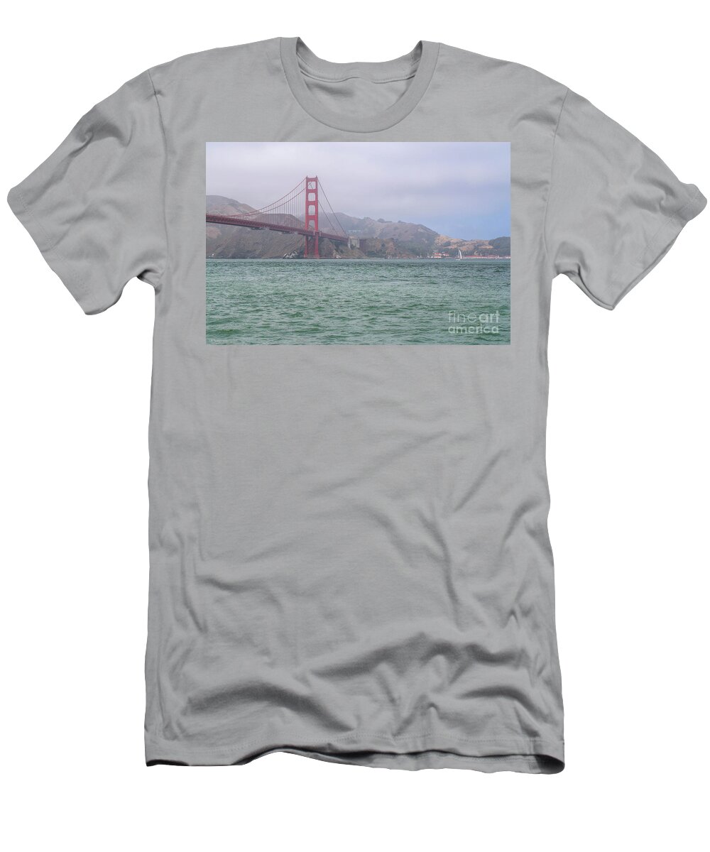 Golden Gate Bridge T-Shirt featuring the photograph Golden Gate Bridge II by Veronica Batterson