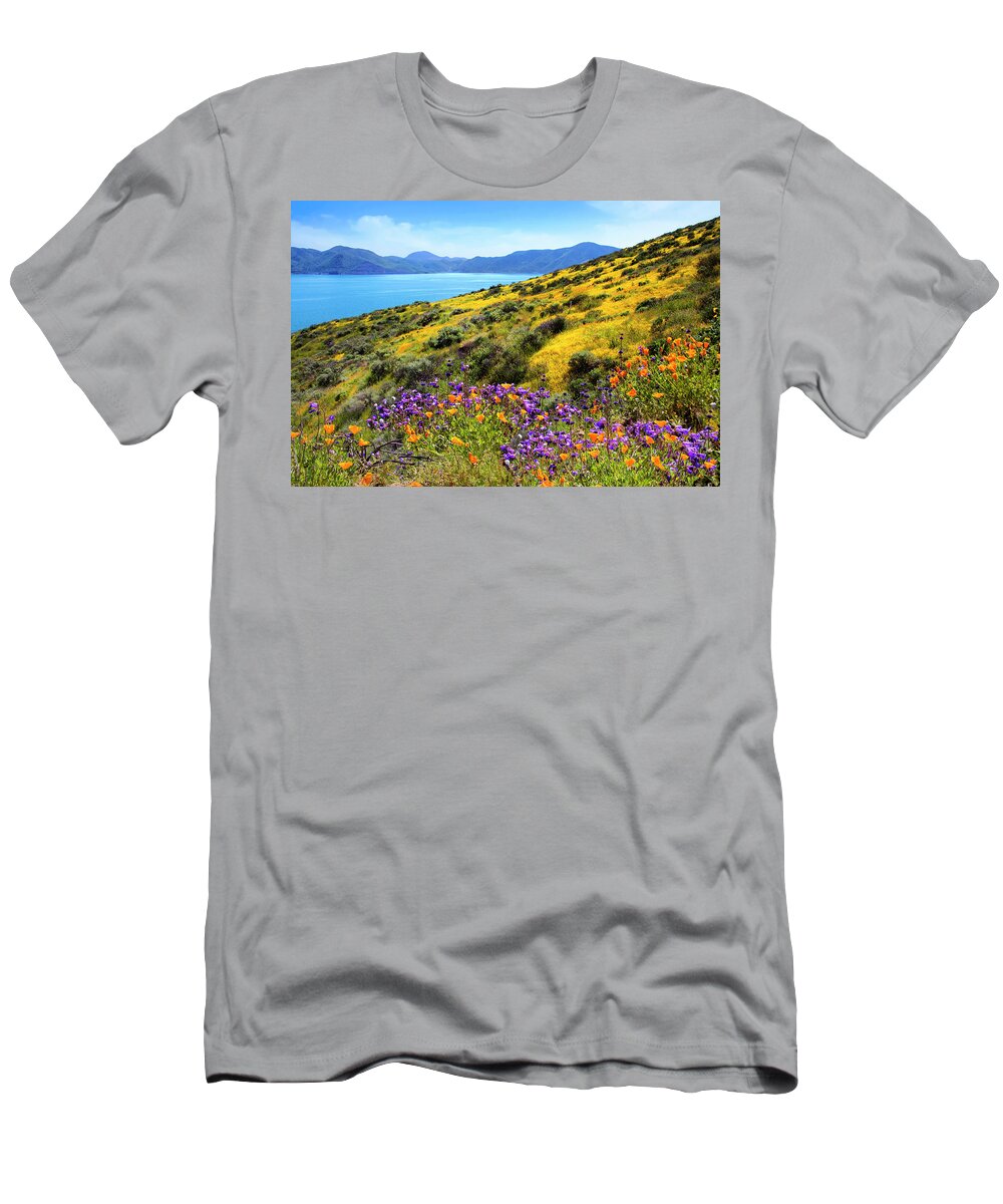 Superbloom T-Shirt featuring the photograph Heaven Scent - Superbloom 2019 by Lynn Bauer