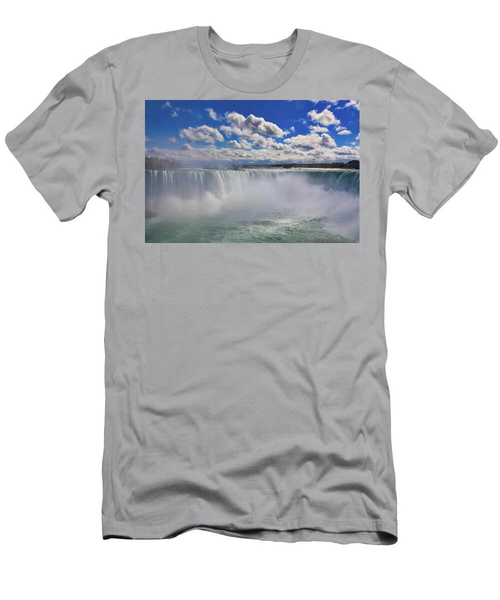 Horseshoe Fall T-Shirt featuring the photograph Horseshoe Falls by Scott Burd