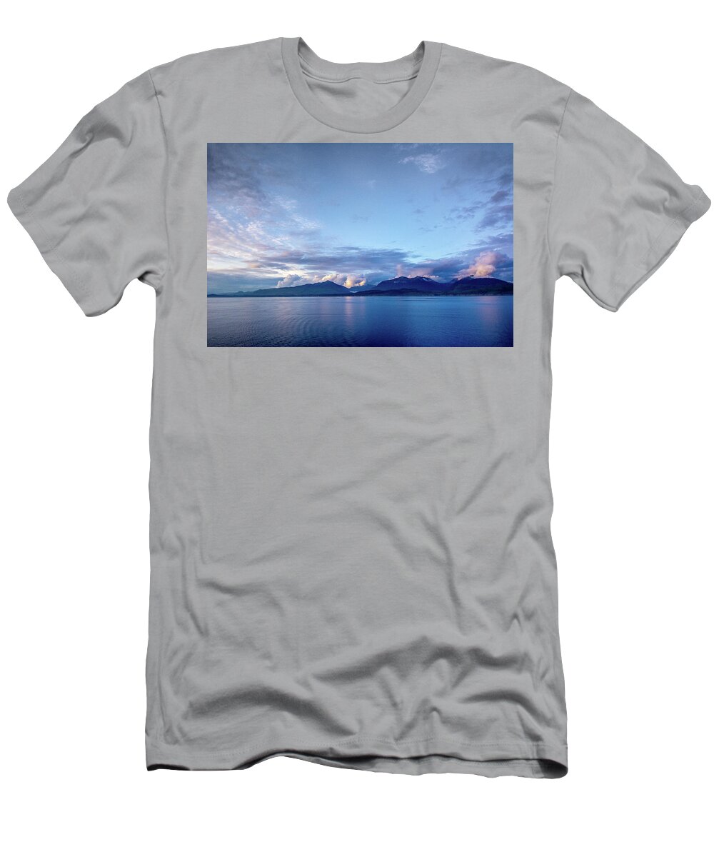Alaska T-Shirt featuring the photograph Inside Passage Idyllic Evening by Douglas Wielfaert